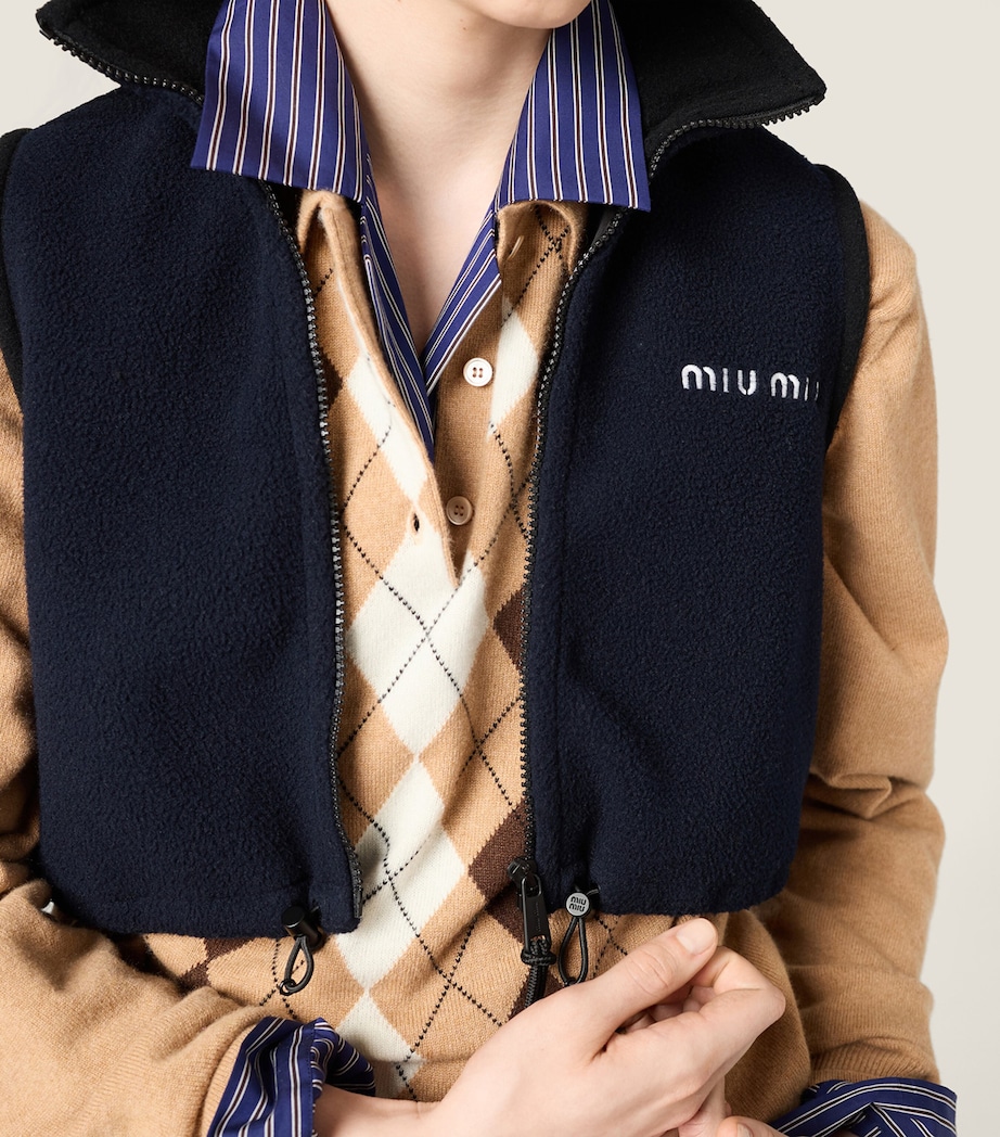 Fleece Logo Gilet F0008 Image 4