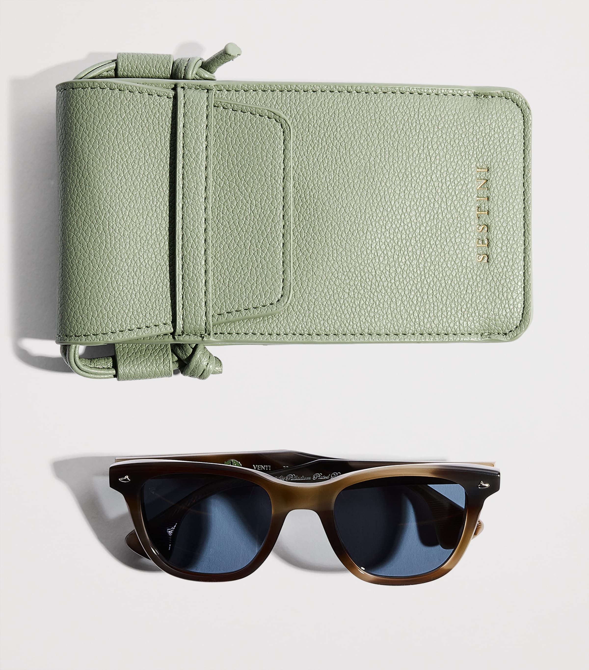 Sestini Acetate Venti Sunglasses Dark Blue Image 4