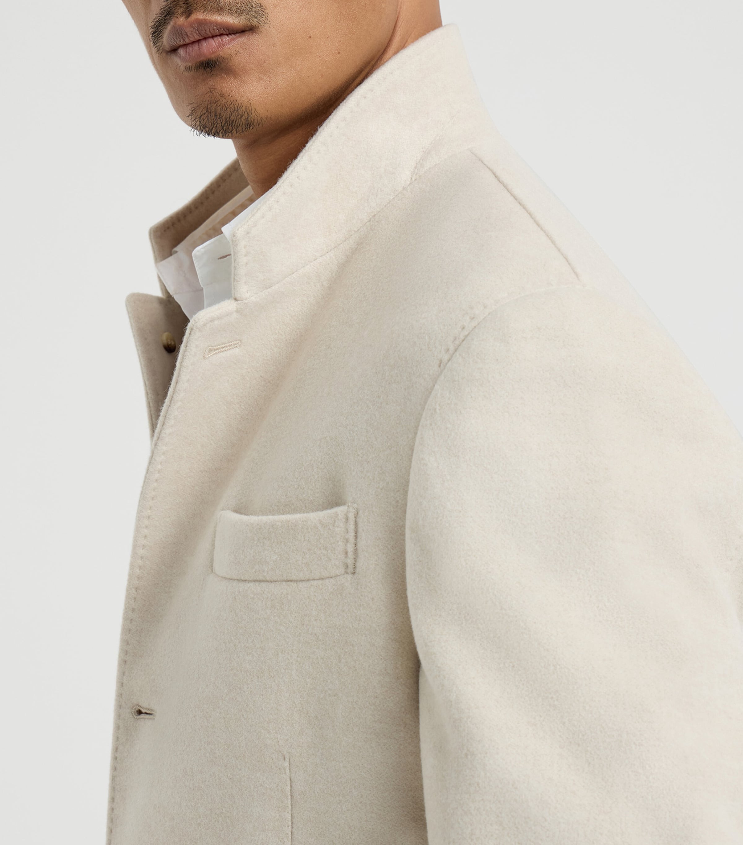 Brunello Cucinelli Mens Water-Resistant Cashmere Blazer Image 6