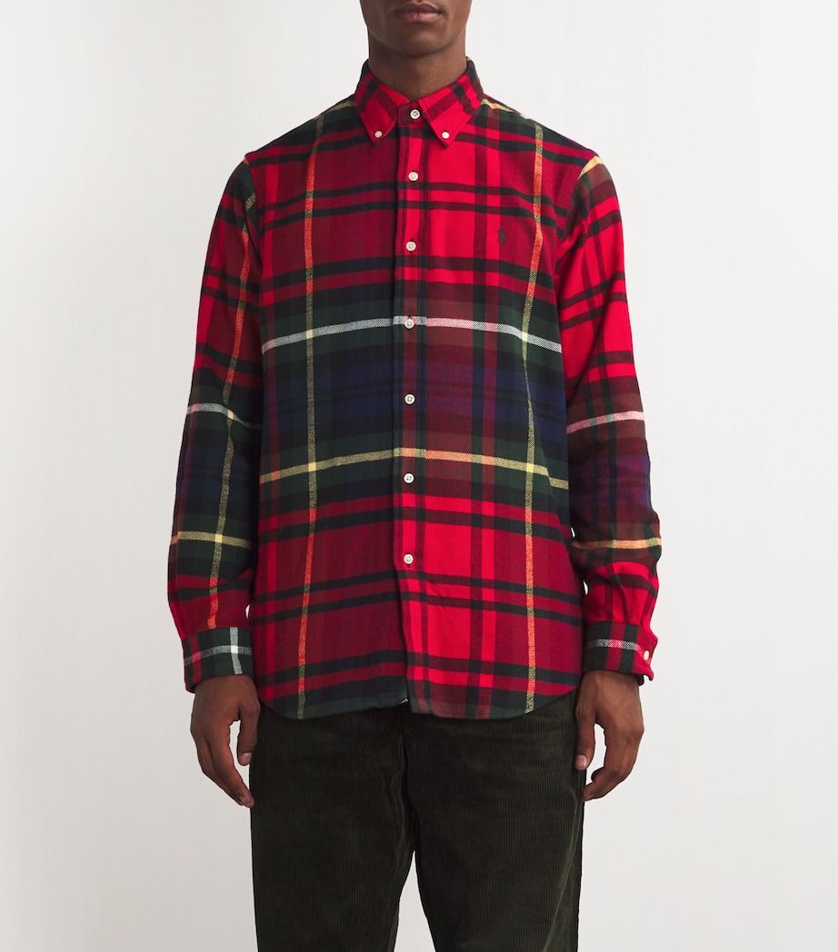 Polo Ralph Lauren Mens Flannel Work Shirt Image 3