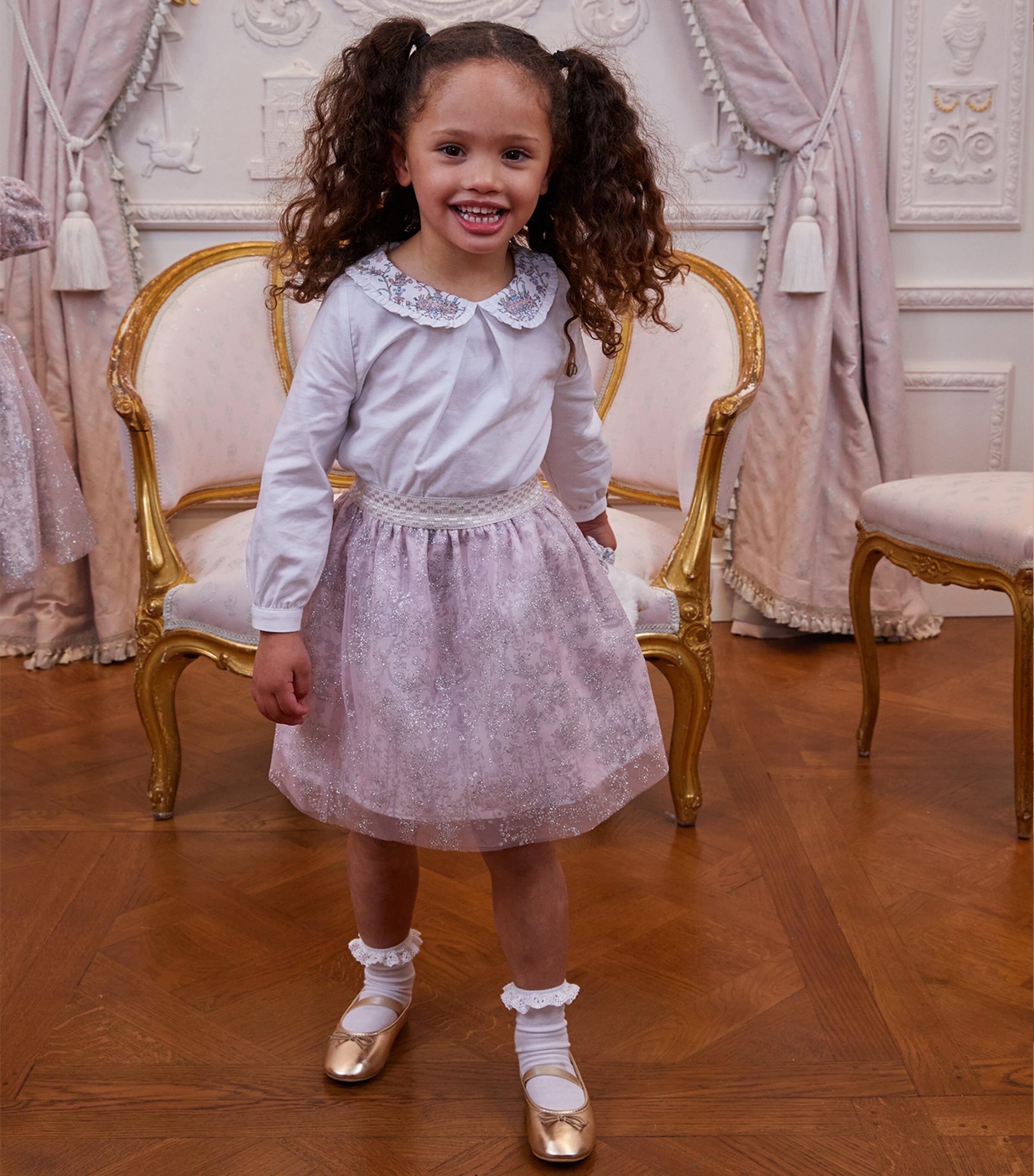 Organic Cotton Chantilly Blouse (2-10 Years) HAB PINK Image 5