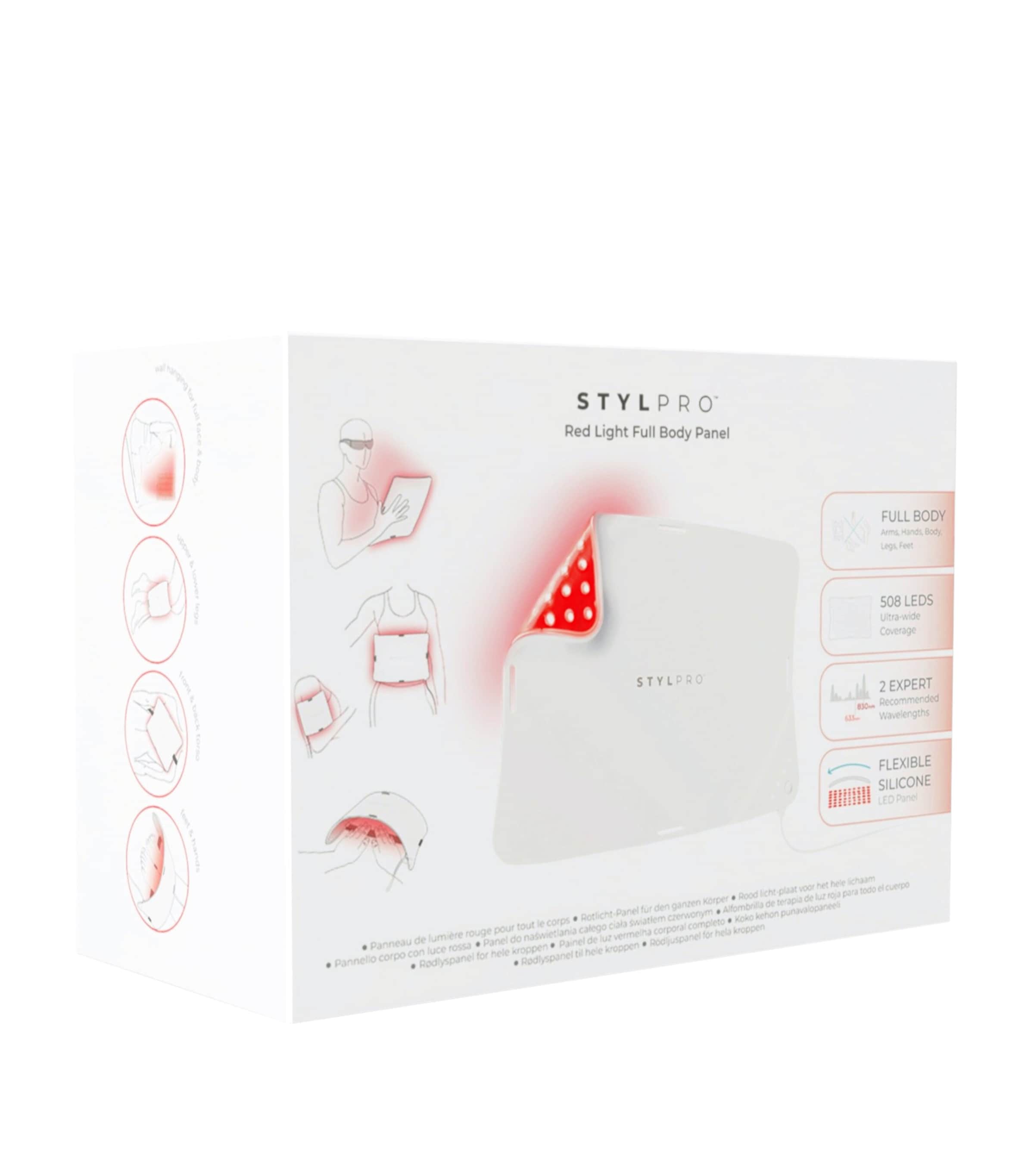 STYLPRO STYLPRO Red Light Full Body Panel White Image 8