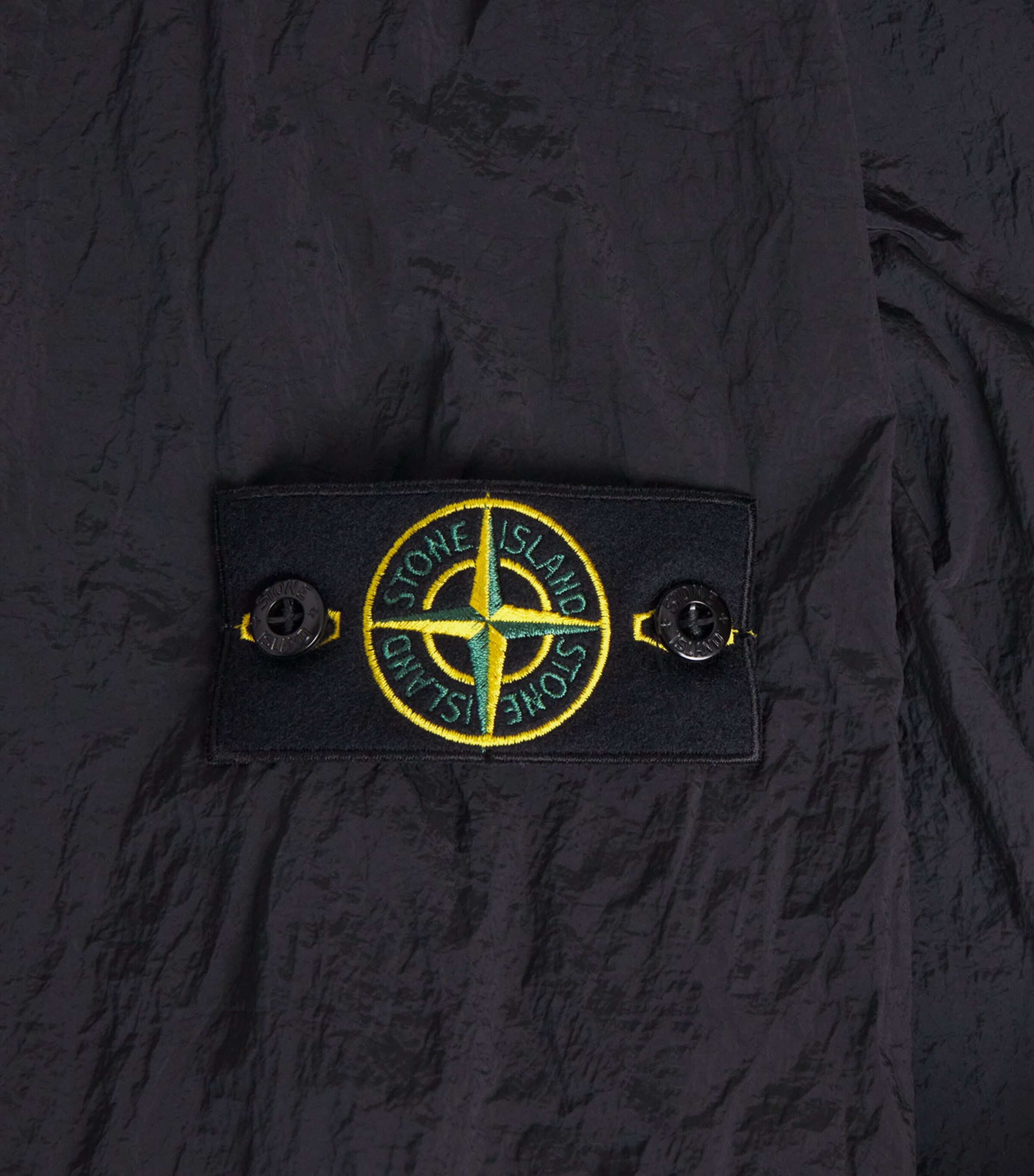 Stone Island Mens Nylon Zip-Up T-Shirt Image 6