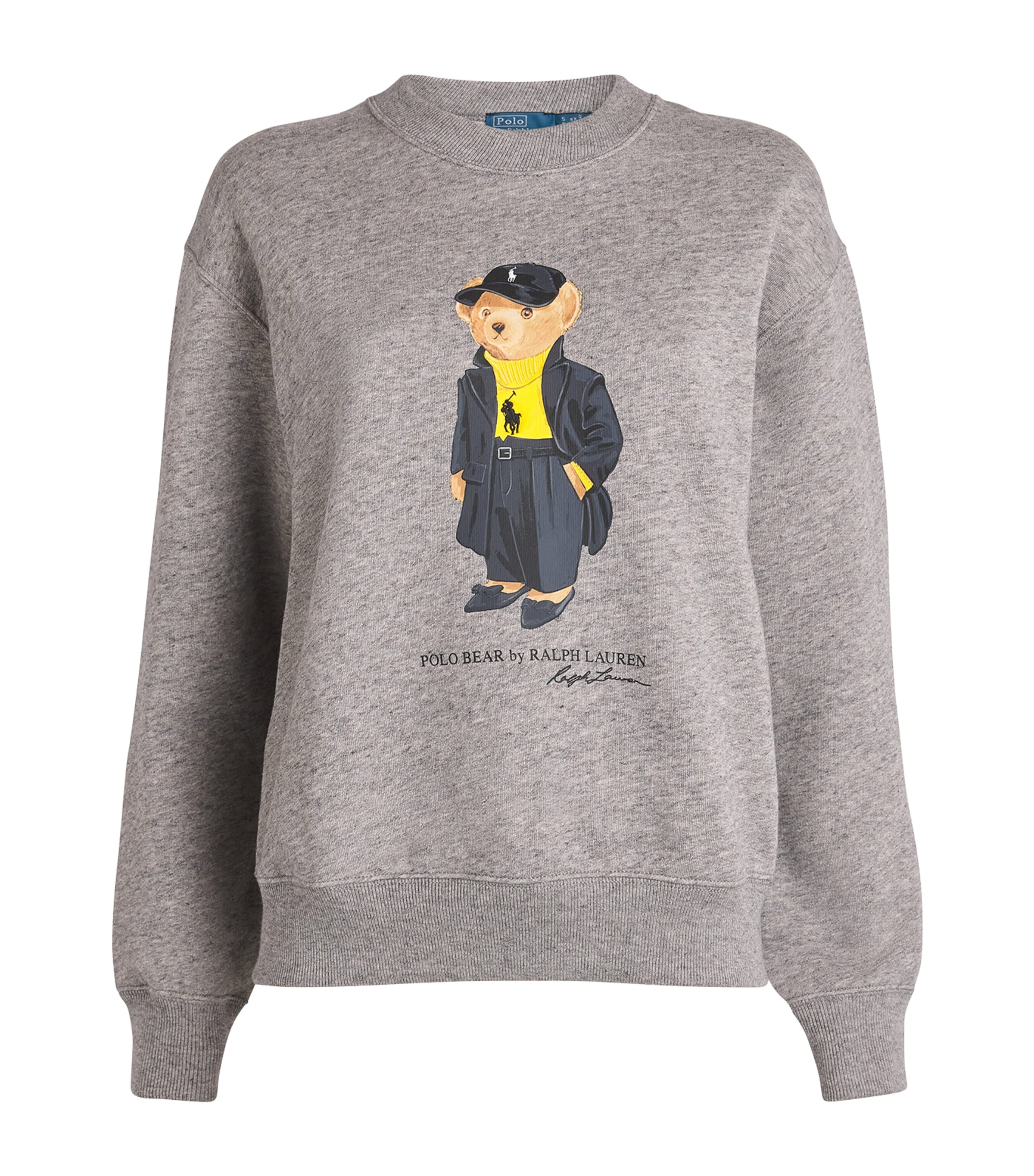 Cotton-Blend Polo Bear Sweatshirt