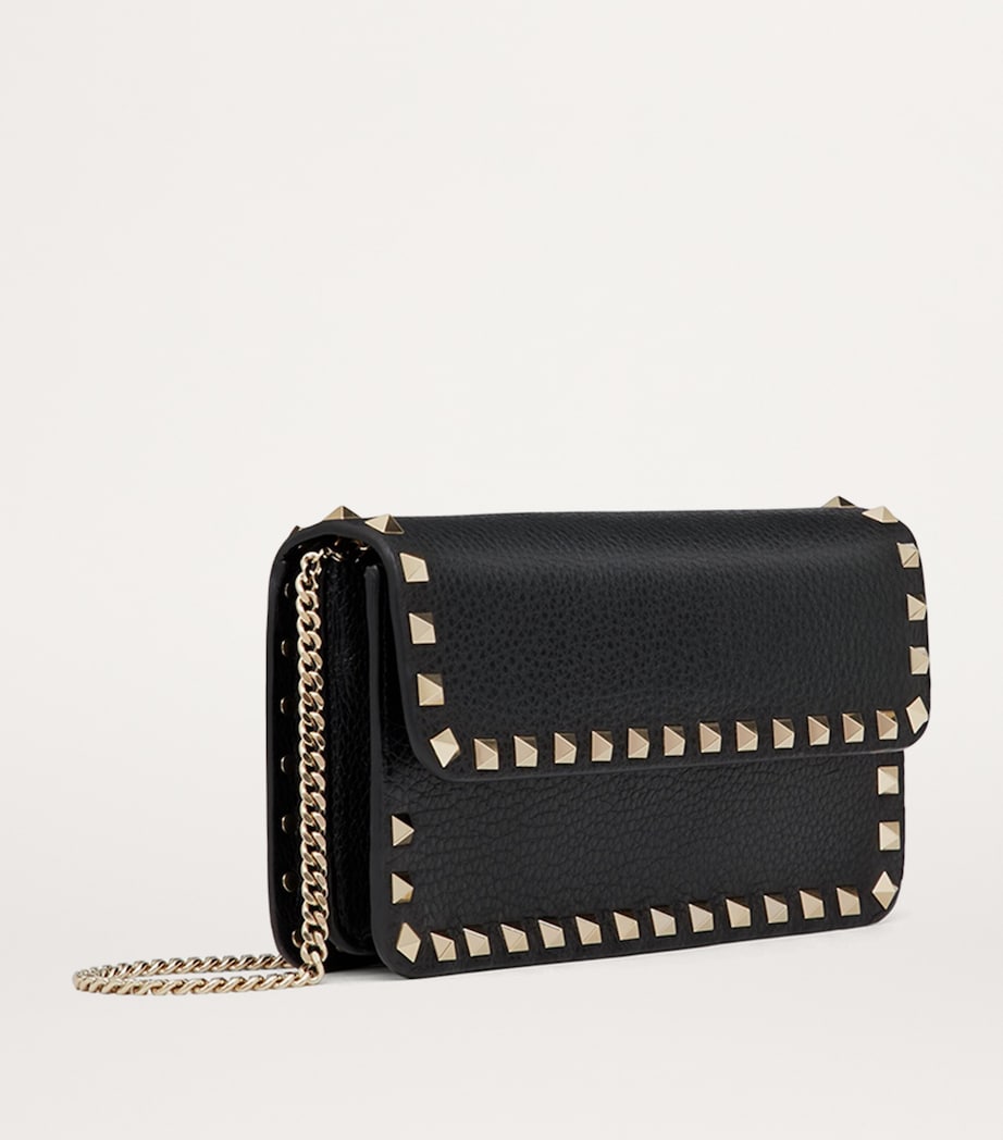 Leather Rockstud Chain Wallet 0NO Image 3