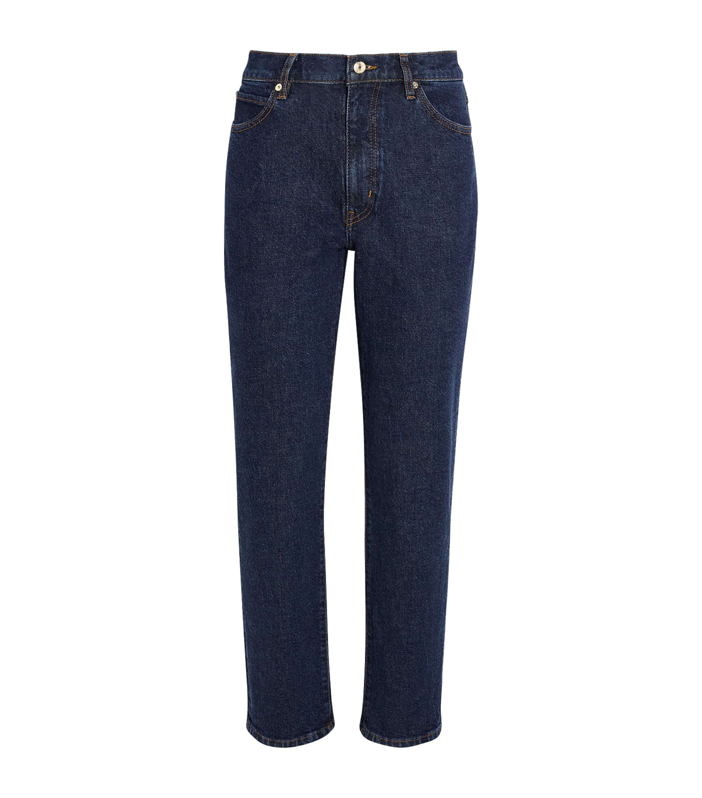 Frame The Borrowed Straight Jeans In Blue