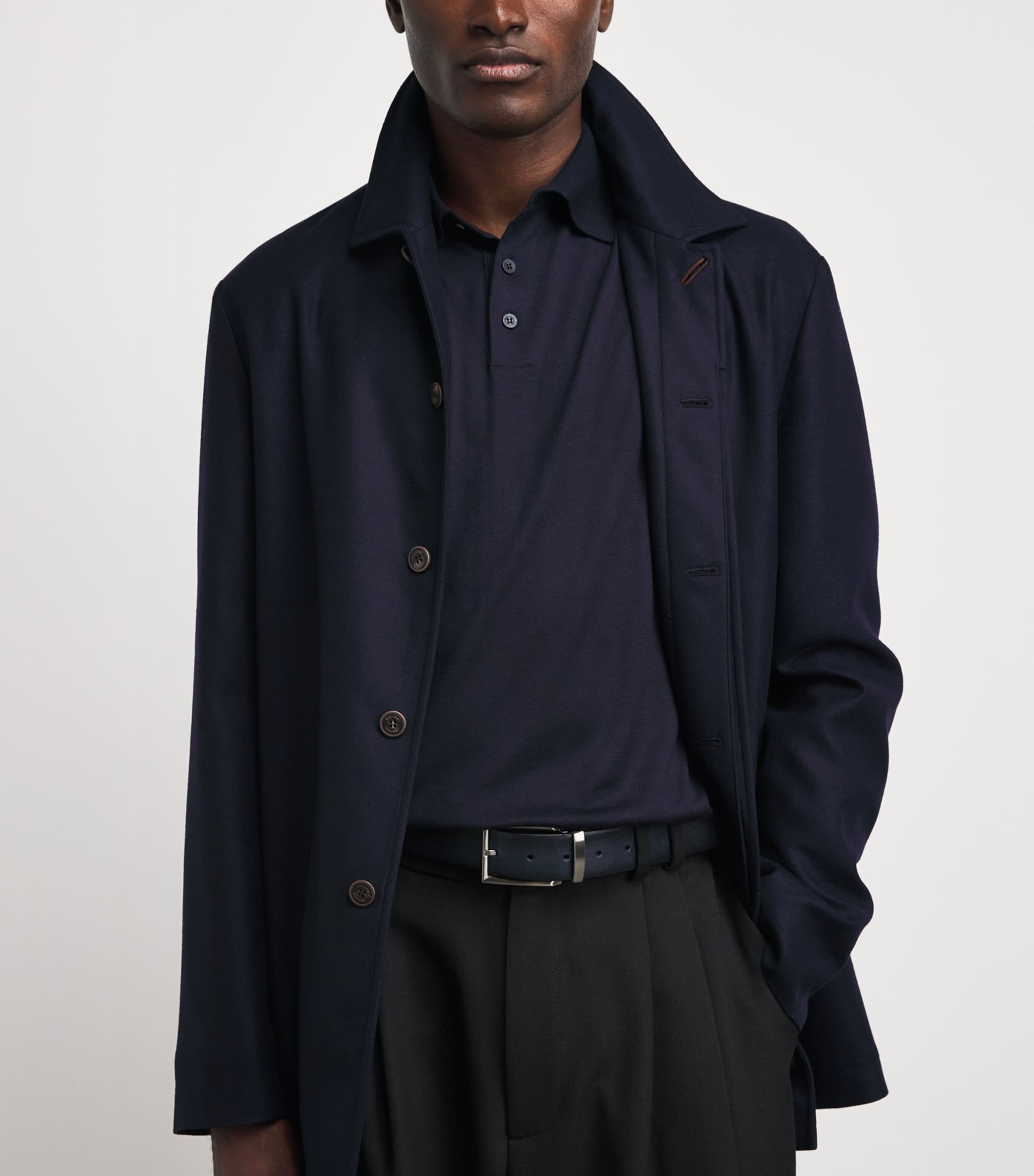 Officine Creative Suede Reversible Belt Blu Mrn/dk Blu Image 4