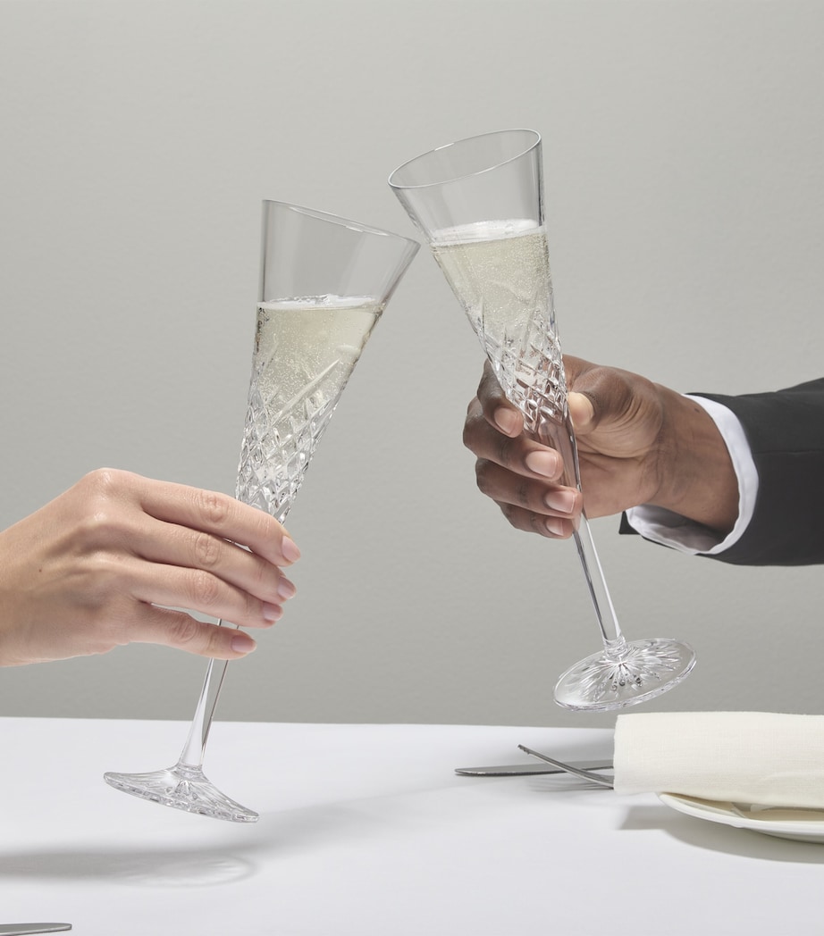 Set of 2 Celebrations Toasting Flutes (185ml) CLEAR Image 5