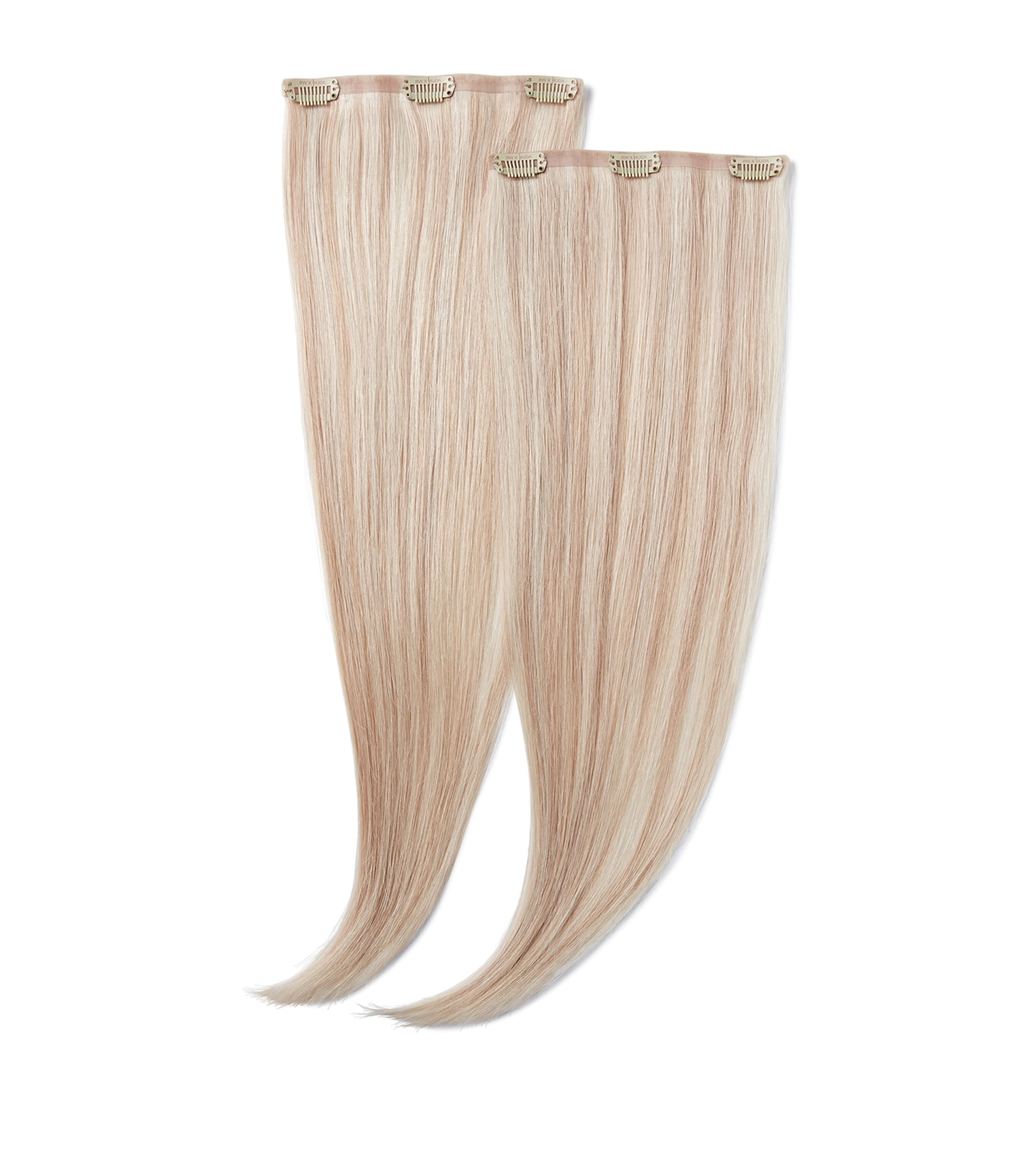 Beauty Works X Huda Barely There Mix & Match Duo Clip-in Hair Extensions In Nude