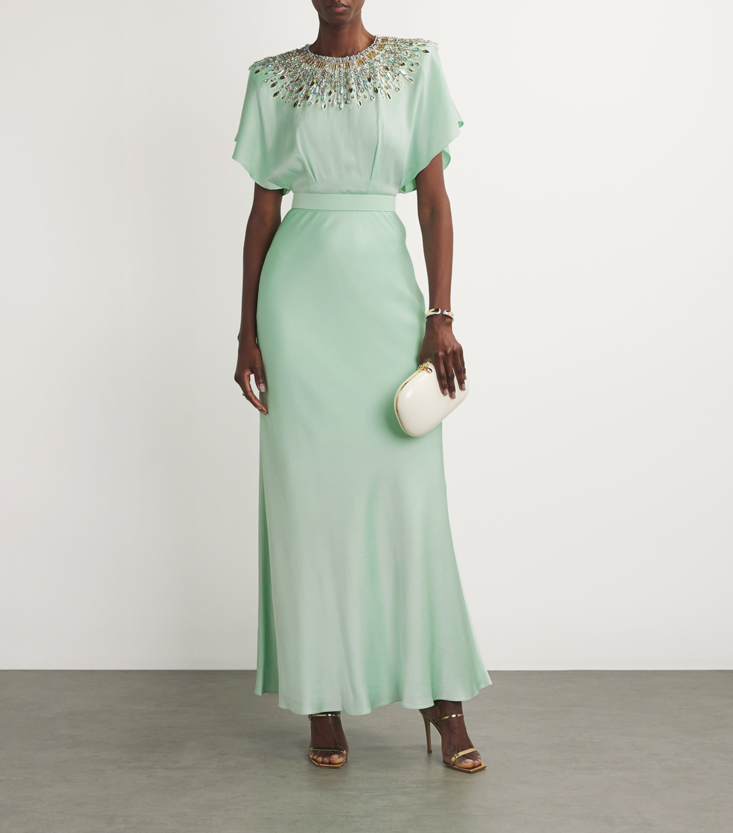 slim fit dress slacks Tana Pale Aqua Dress main image 0