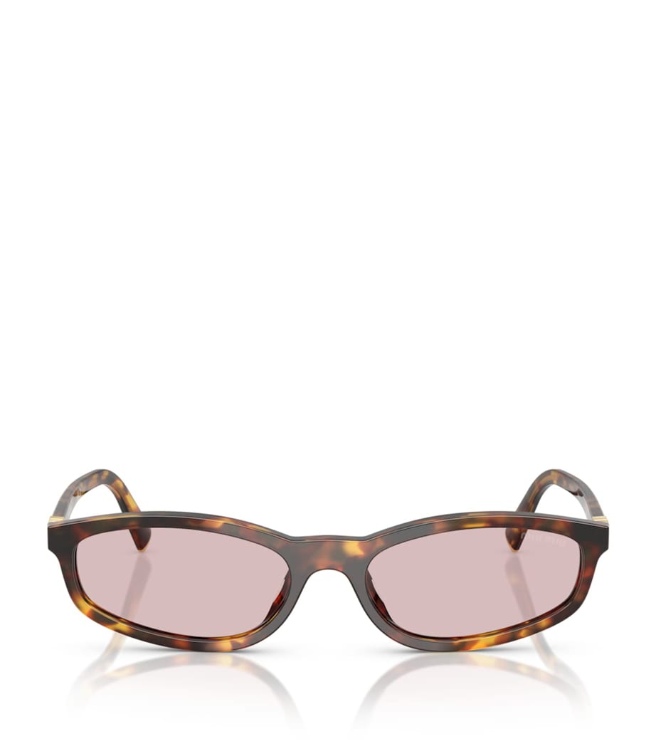 Tortoiseshell Irregular Sunglasses 14L4I0 Image 1