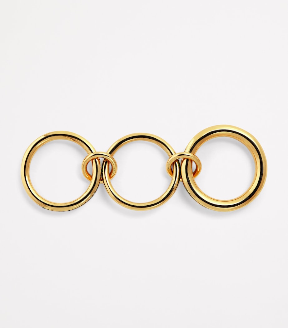 Yellow Gold and Emerald Mina Ring YELLOW GOLD Image 3