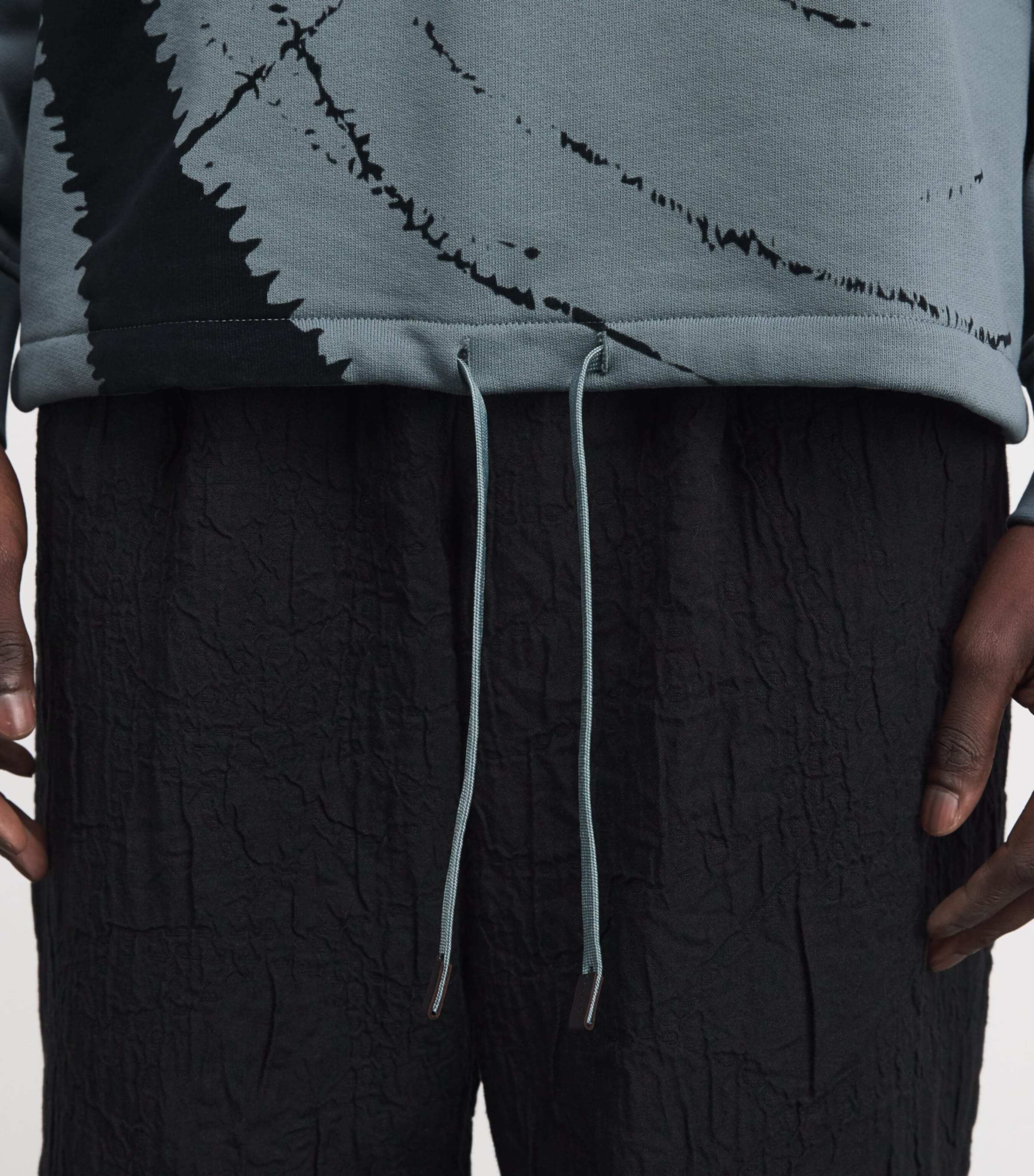 Cotton Flocked Sweatshirt U9170 Image 6