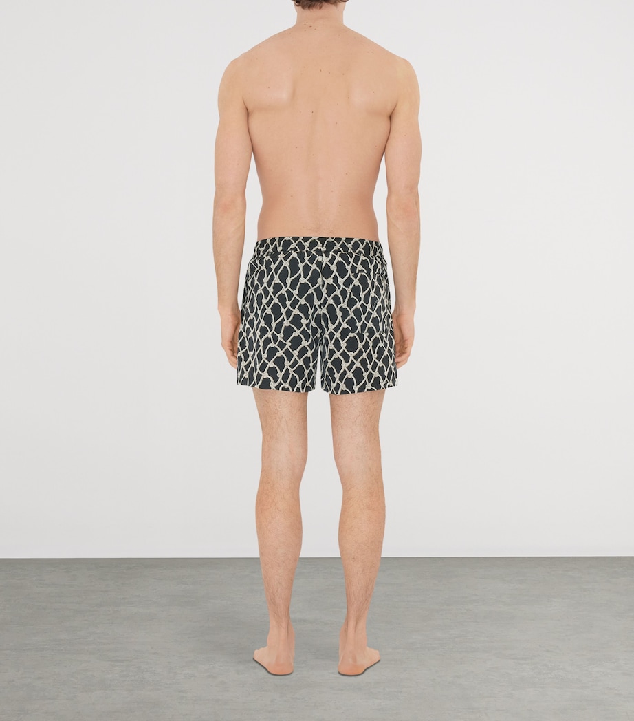 Knot Print Swim Shorts MAGNET IP PATTERN Image 4