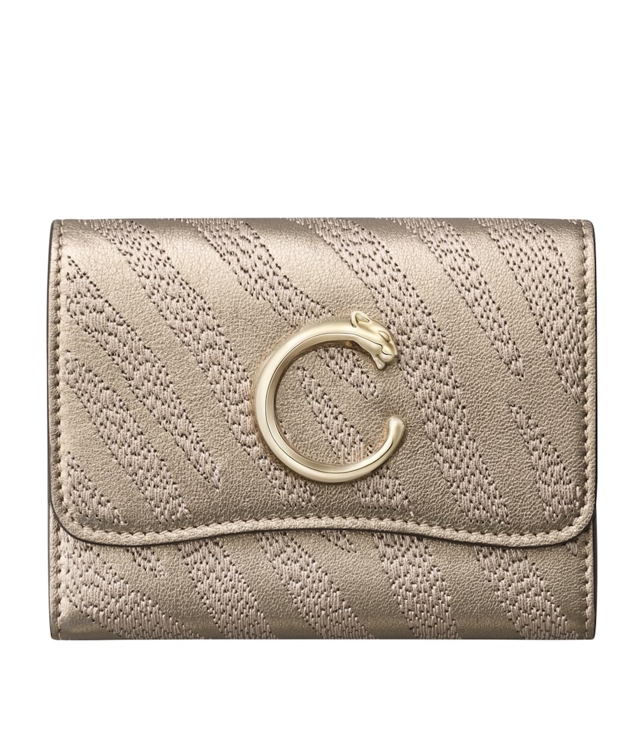 Lambskin Panthère de Cartier Wallet GOLDEN Image 1