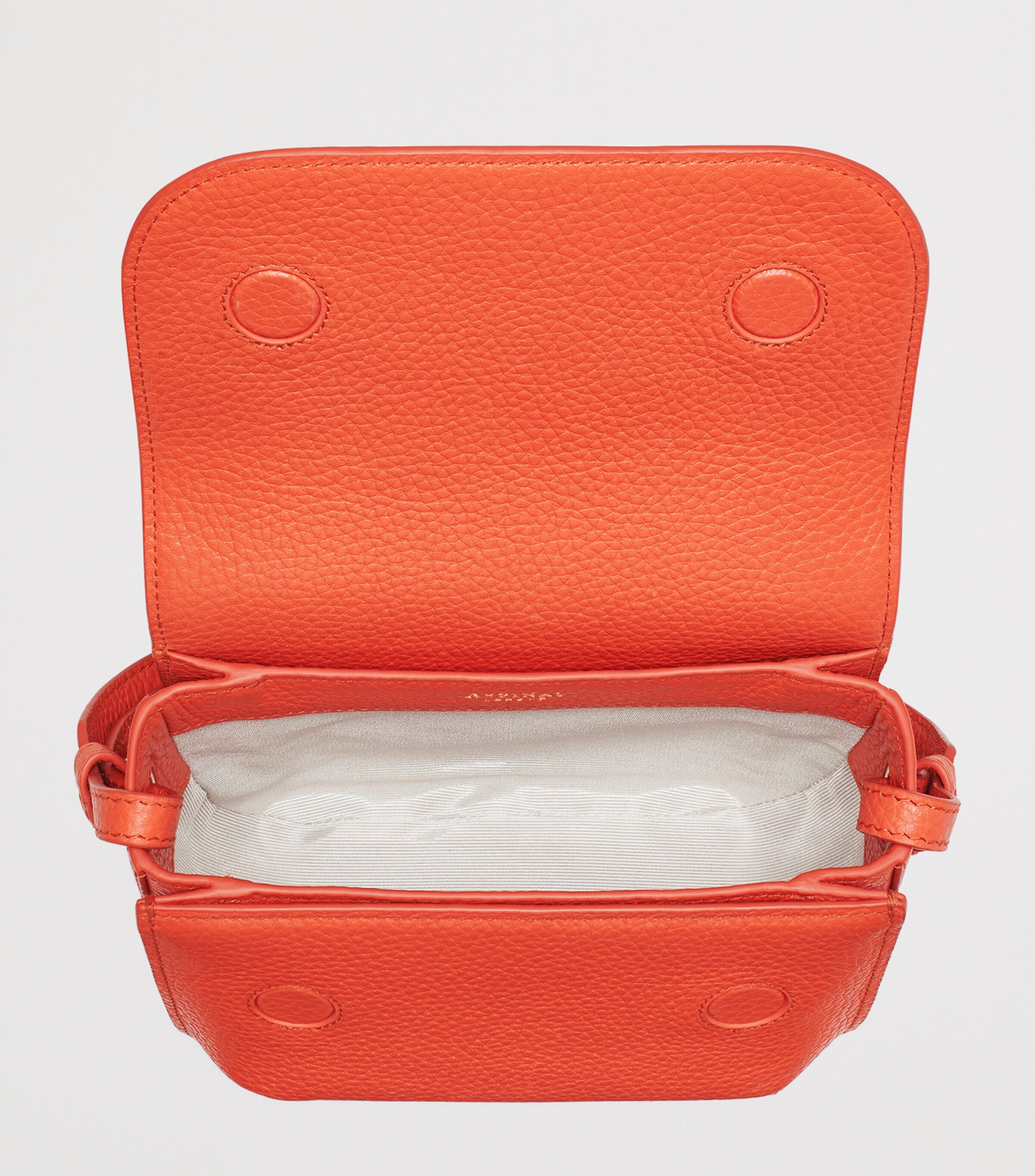 Leather Ella Cross-Body Bag CORAL Image 6