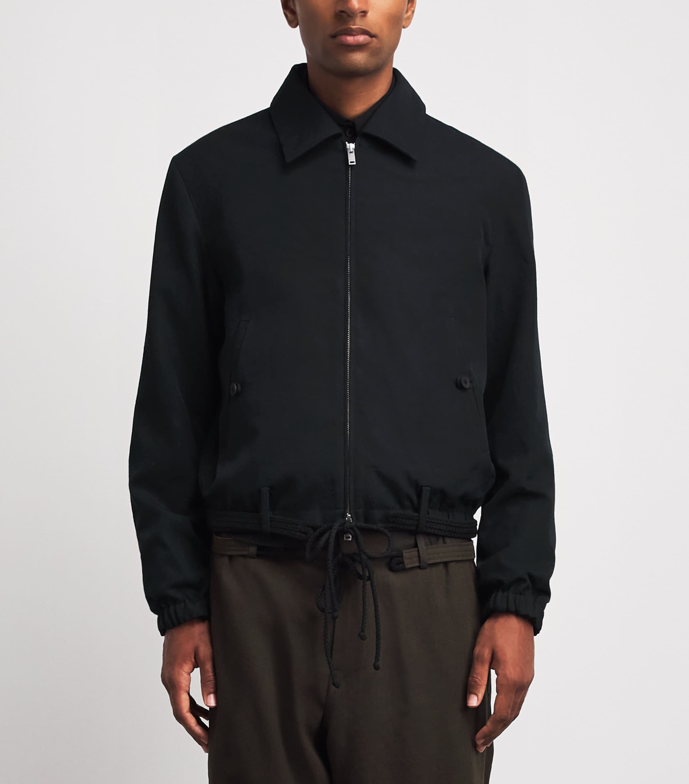 Craig Green Mens Wool Twill Utility Jacket Black Image 4