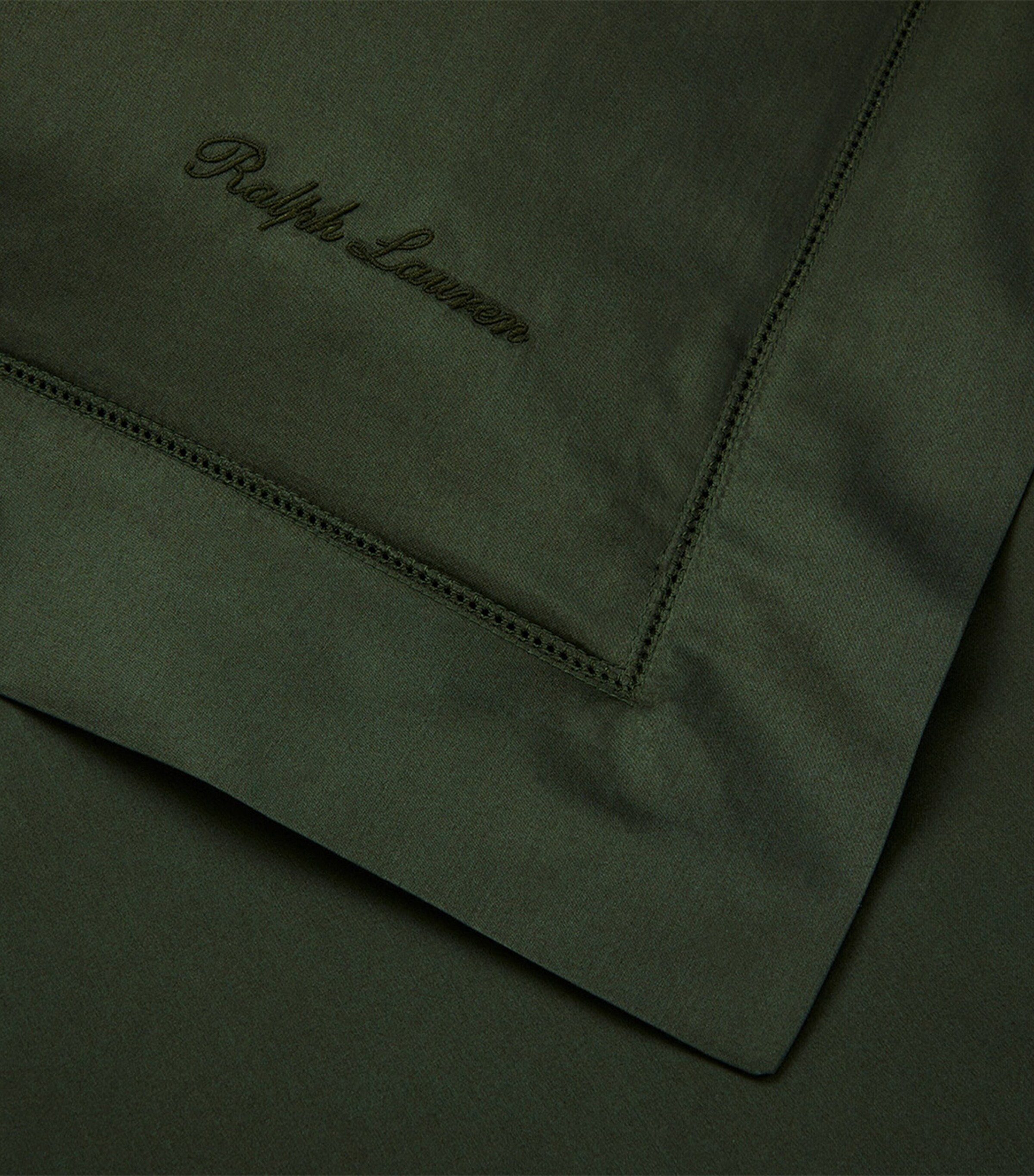 Ralph Lauren Home Cotton RL624 Emperor Duvet Cover (280cm x 240cm) Dkgreen Image 3