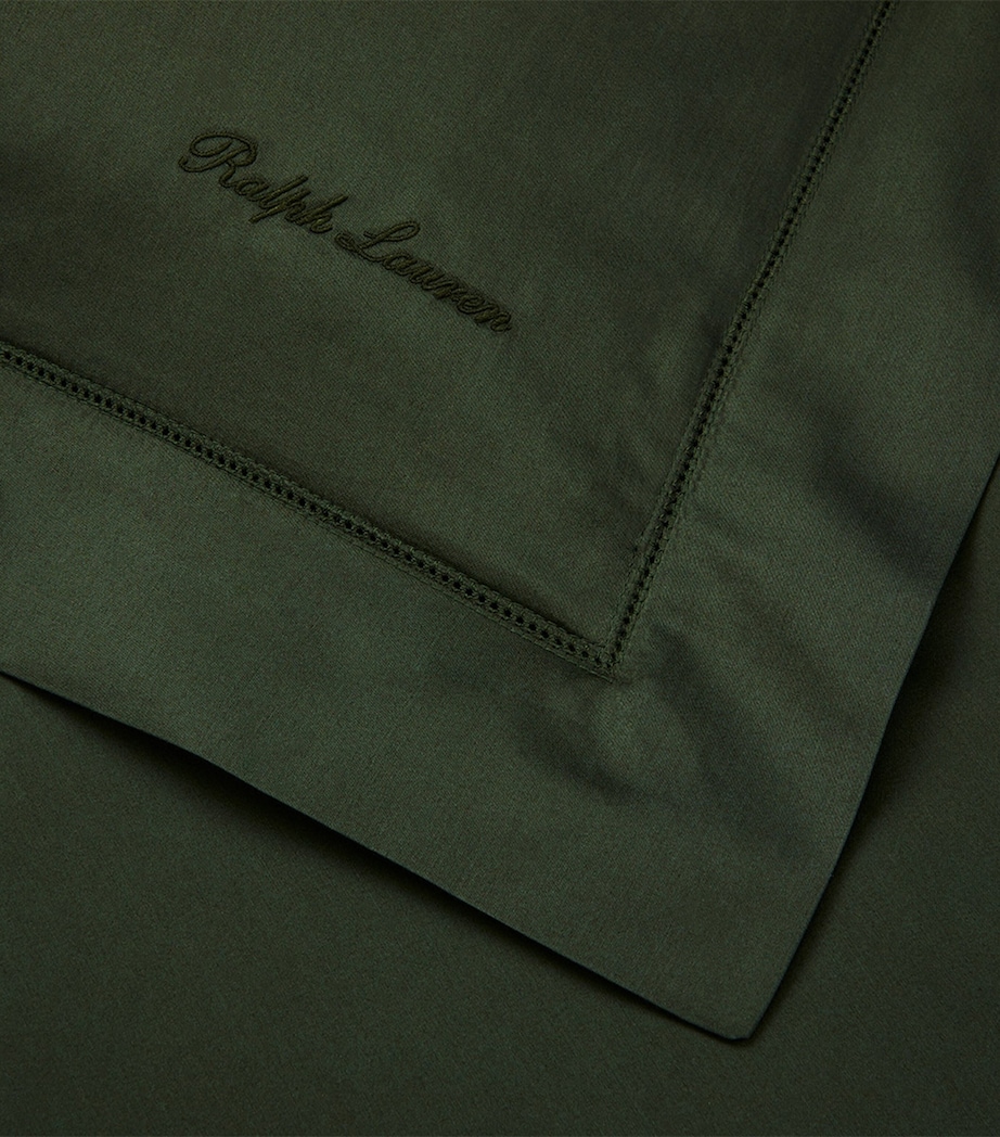Ralph Lauren Home Cotton RL624 Emperor Duvet Cover (280cm x 240cm) Dkgreen Image 3