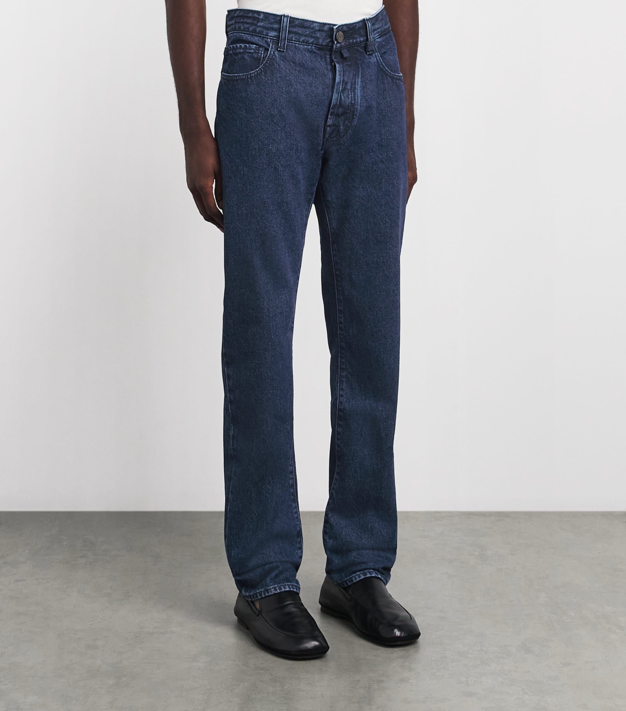 Jacob Cohën Mens Bard Slim Jeans Dark Blue Image 4