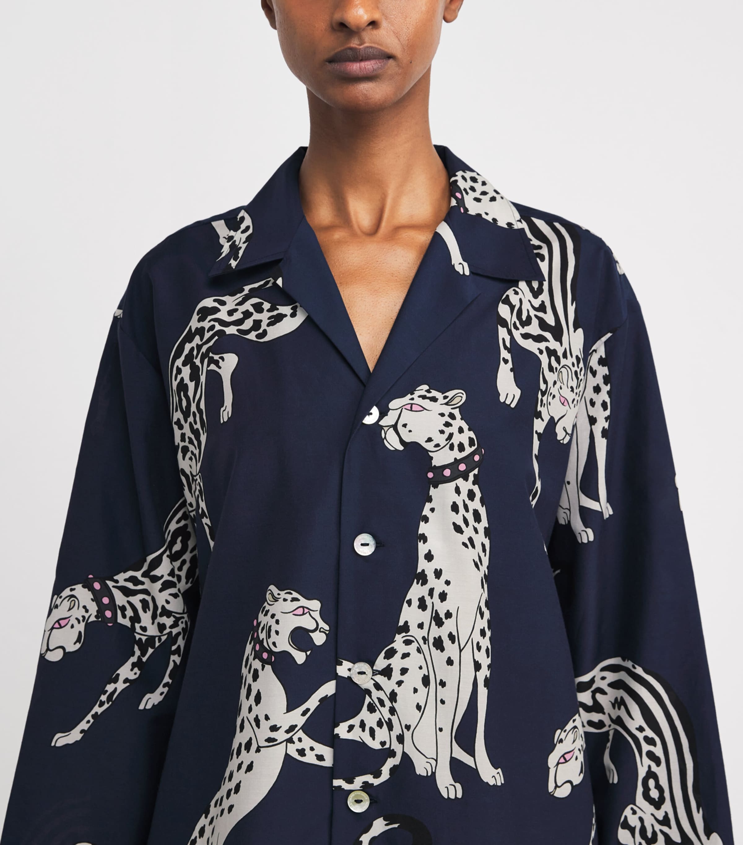 Cotton-Silk Cheetah Casablanca Pyjama Set ZIEGFELD Image 4