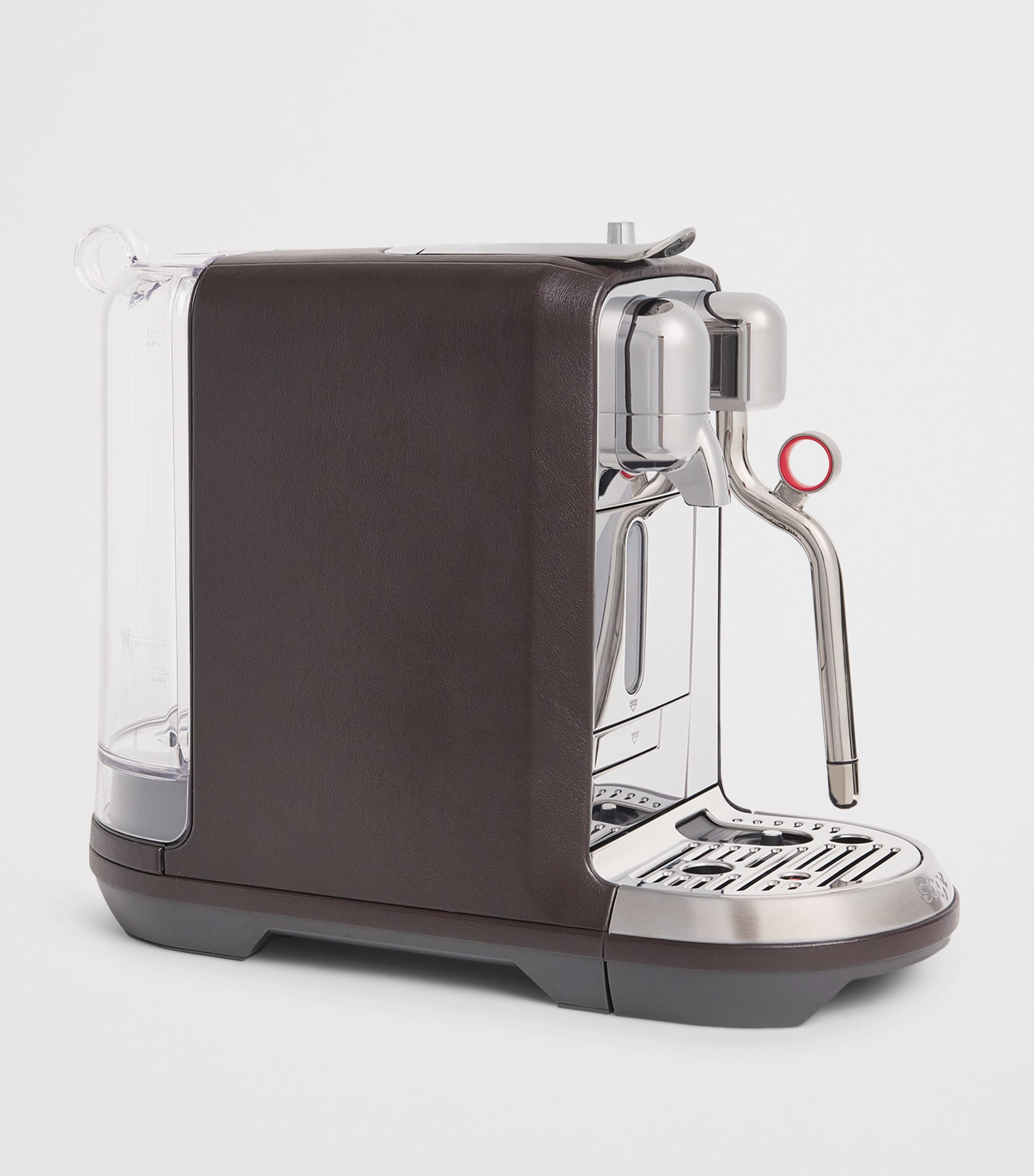 Giobagnara x Nespresso Leather-Trim Creatista Plus Coffee Machine Nappa Moka Image 2