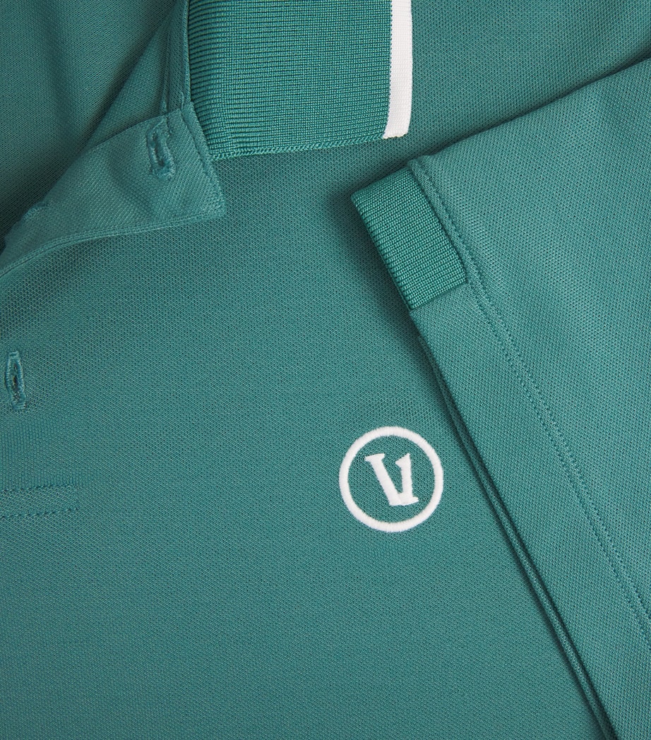VUORI Mens Embroidered Gamepoint 2.0 Polo Shirt Kcy Dark Cyan Image 6