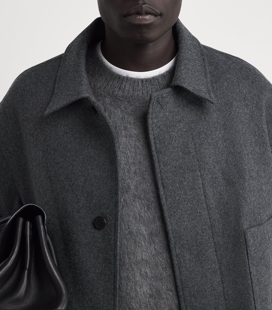 Wool Field Jacket GRAY Image 6