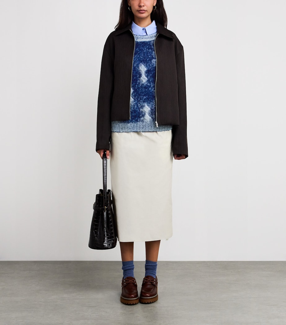 Wool-Blend Crew-Neck Sweater GREY Image 2