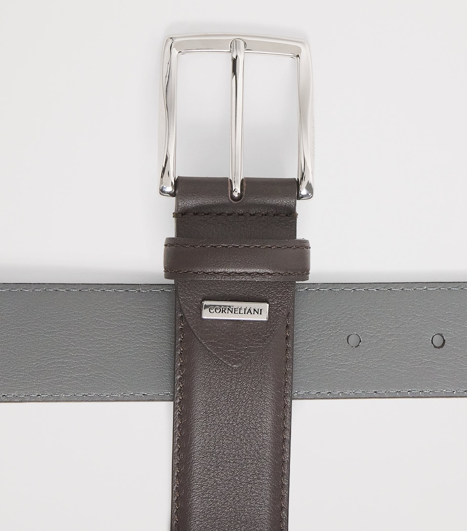 Corneliani Leather Belt Dark Brown Image 4