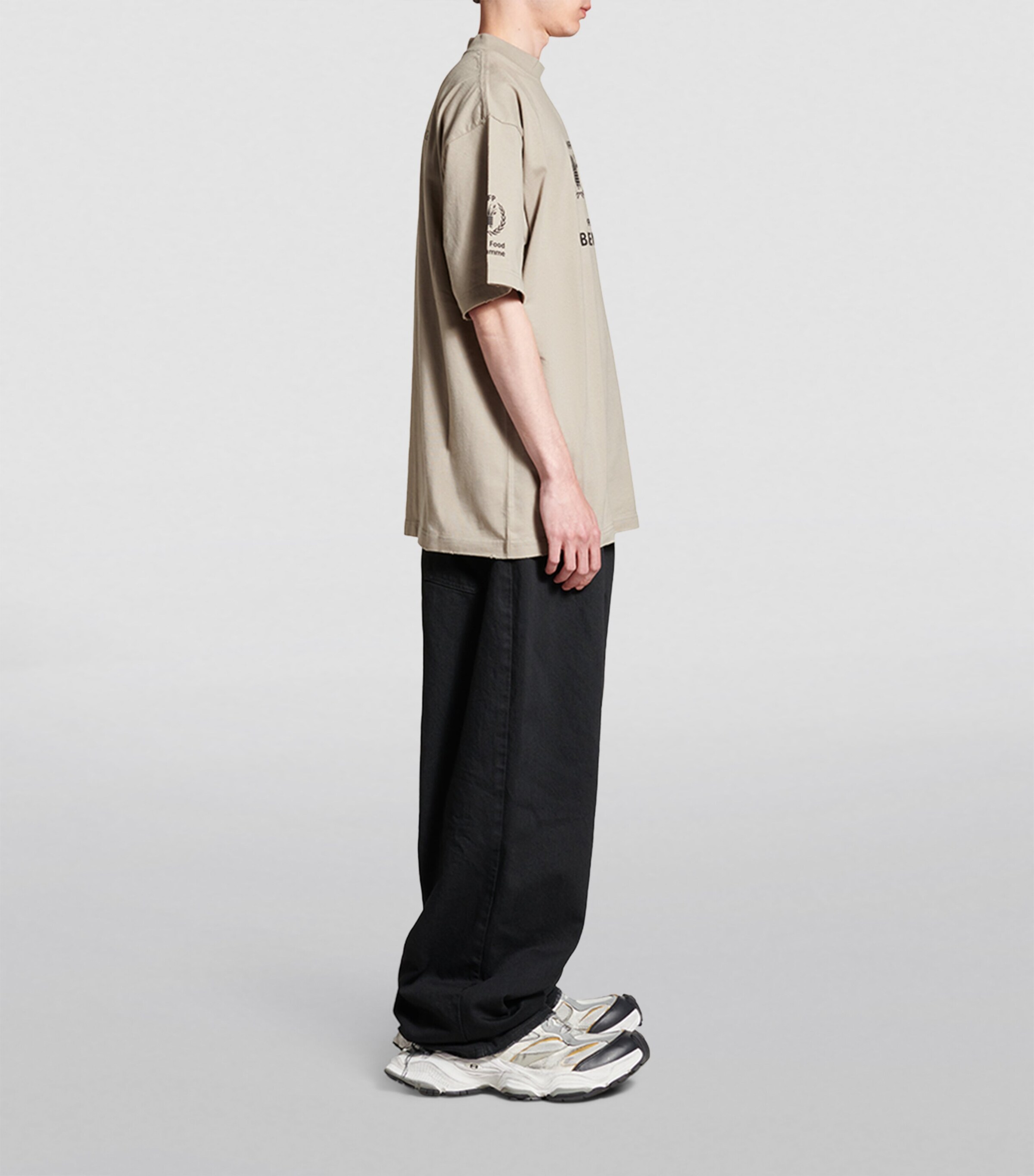 BALENCIAGA World Food Programme 長袖TシャツXS Balenciaga World Food Programme Long-Sleeve T-shirt in Black
