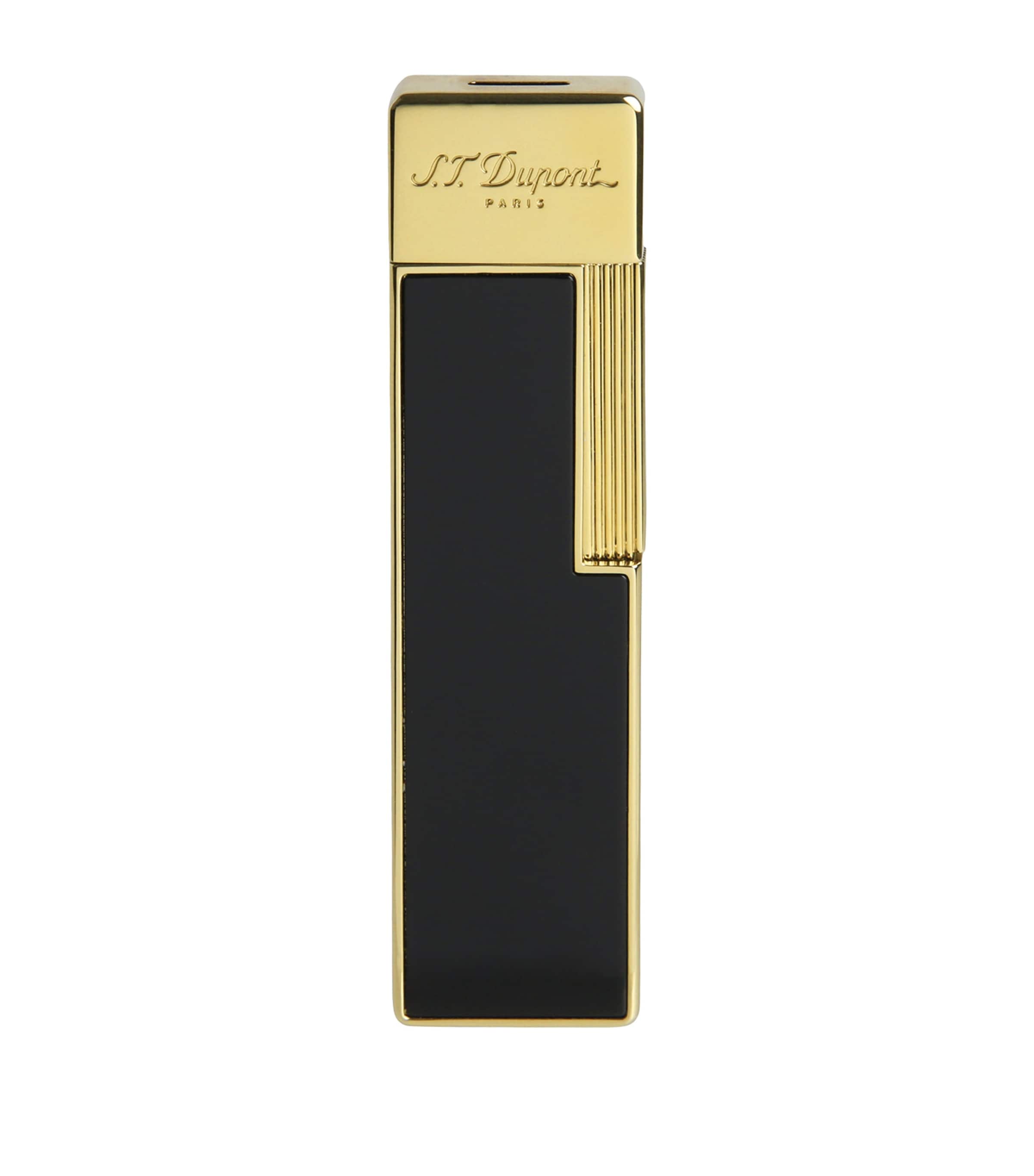 St Dupont S. T. Dupont Lacquered Twiggy Lighter In Black
