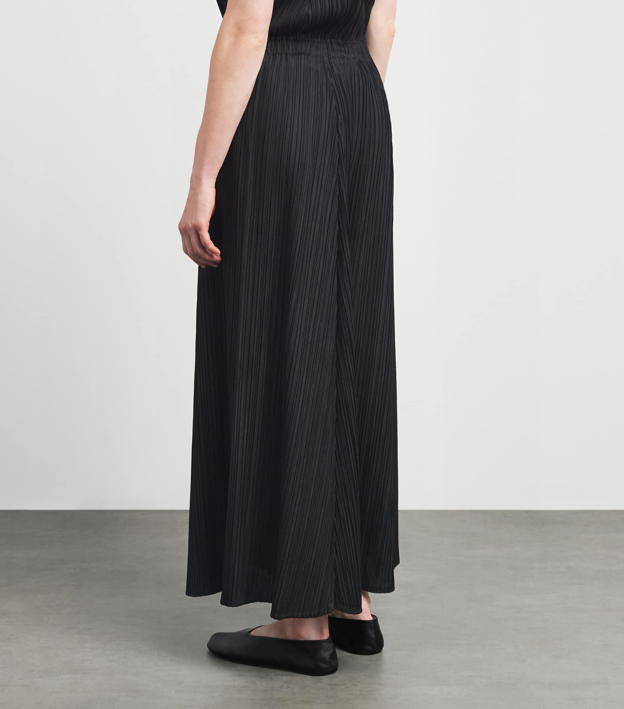 Pleats Please Issey Miyake Womens Mellow Pleats Trousers Black Image 5