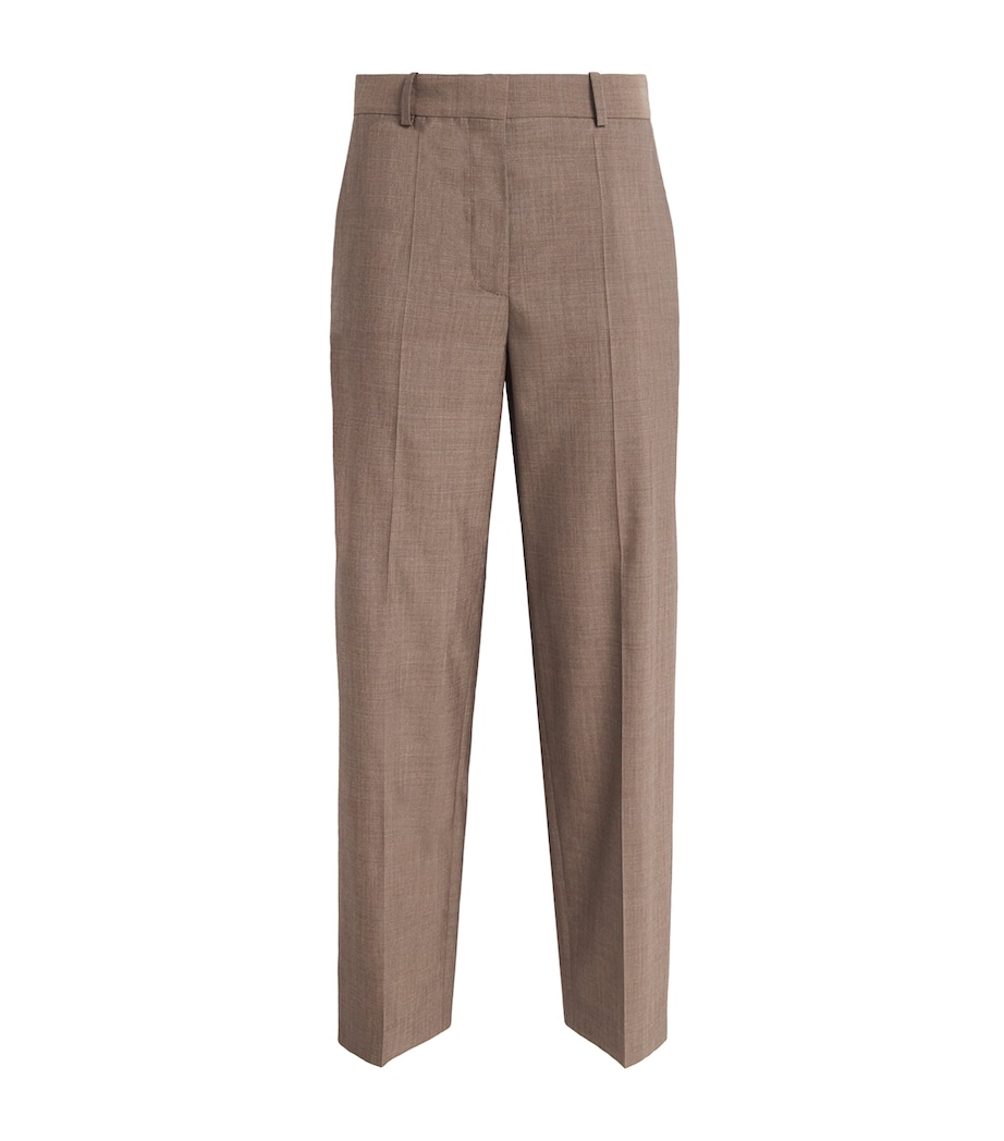 Wool Trina Slim Trousers MUSHROOM Image 1