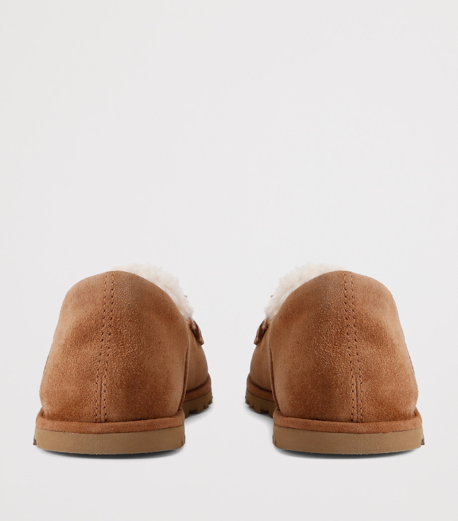 UGG Suede Zora Loafers Tan Comb Image 2