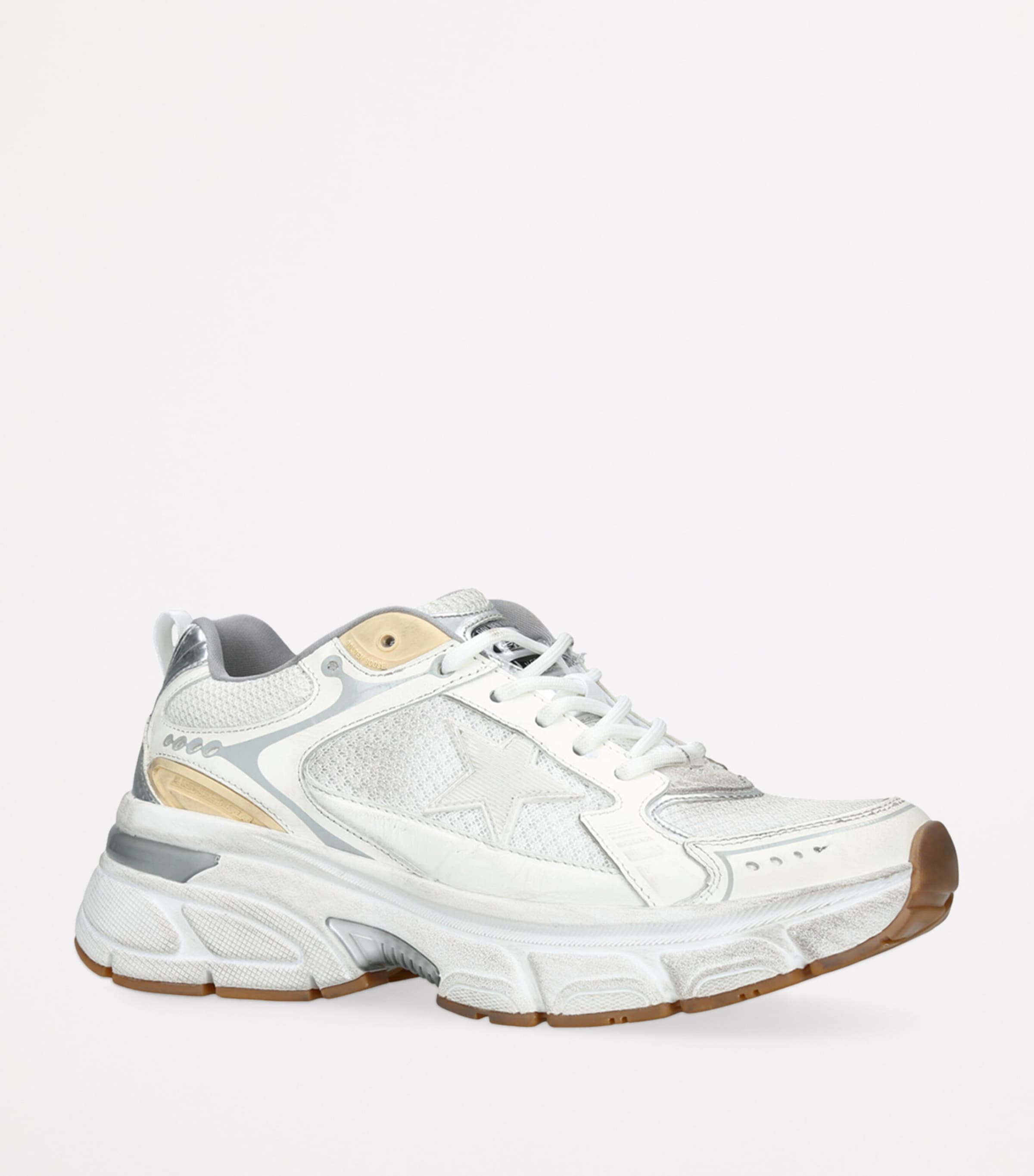 Golden Goose Leather Light Star Sneakers White/oth Image 3