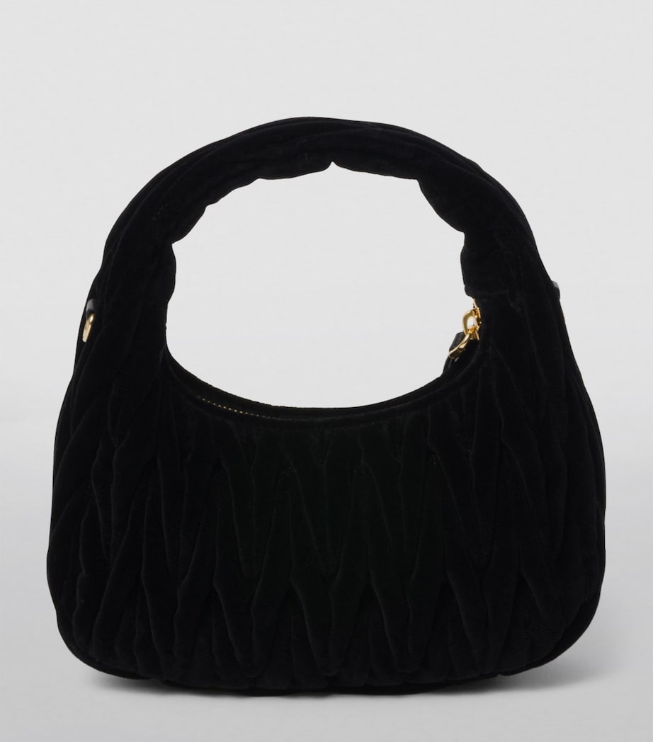 Small Velvet Wander Top-Handle Bag F0002 Image 4