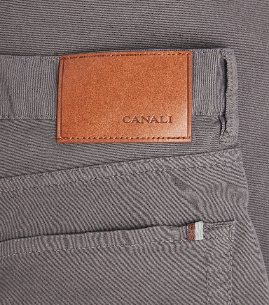 Canali Mens Straight Chinos Image 6
