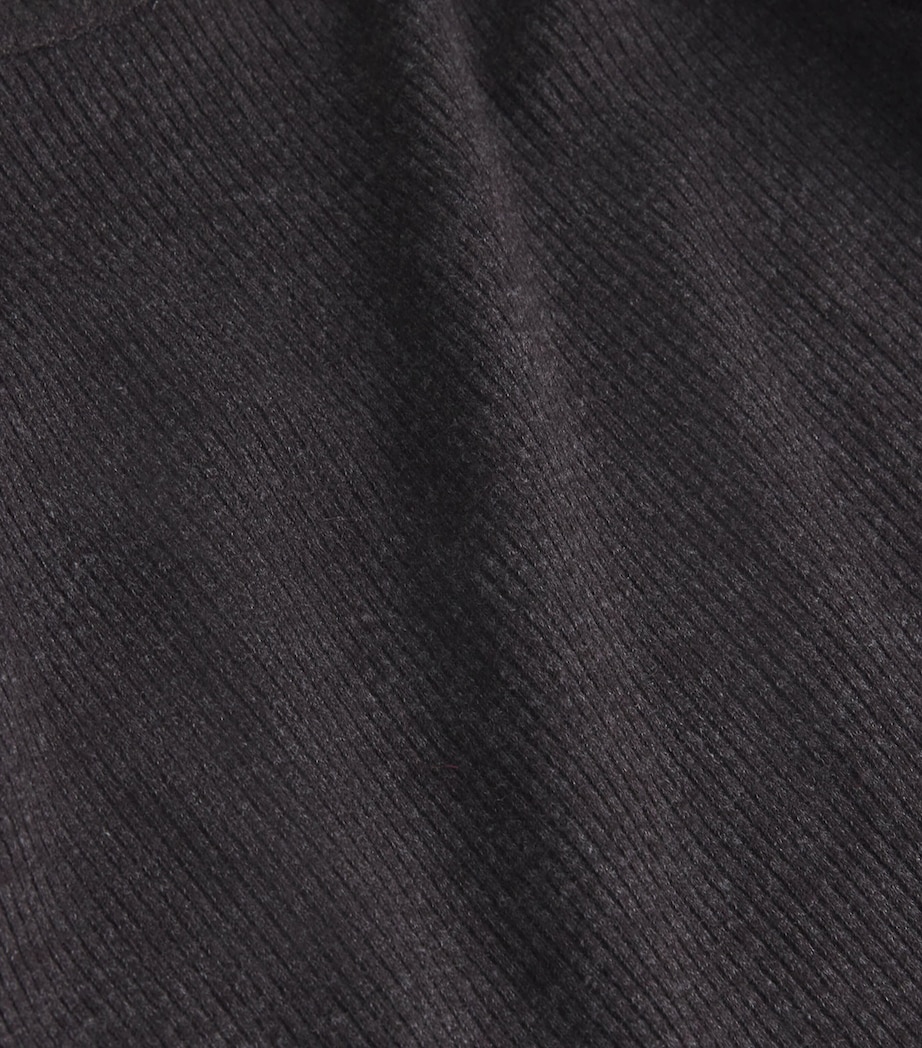 Ribbed Bina Crew-Neck Top HTRBR Image 5