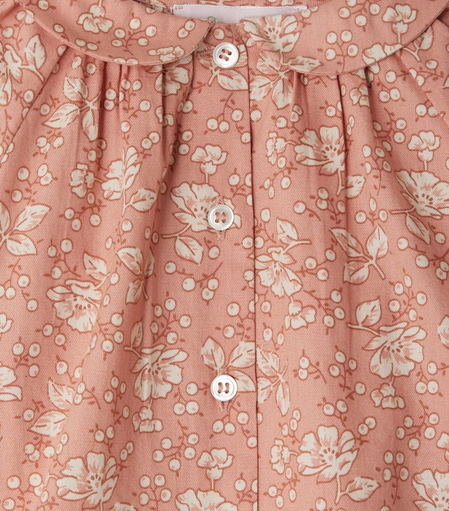 Organic Cotton Domino Blouse (6-18 Months) FL ROSE FARD Image 3