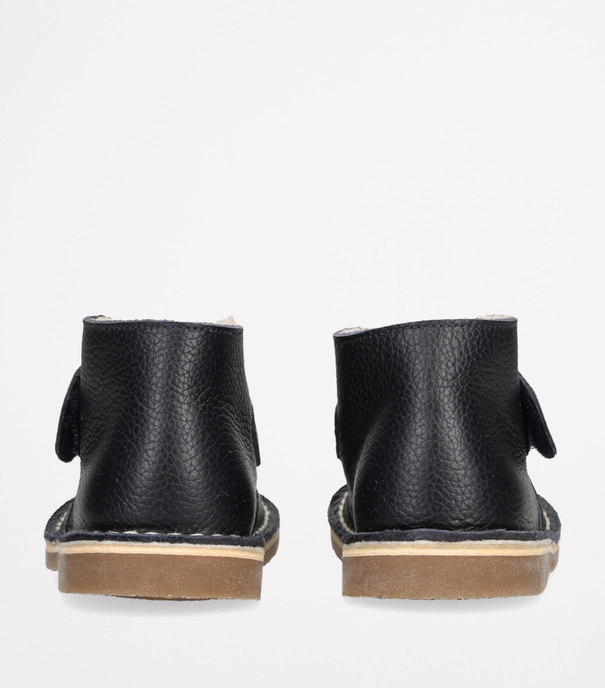 Leather Billi Boots NAVY Image 2