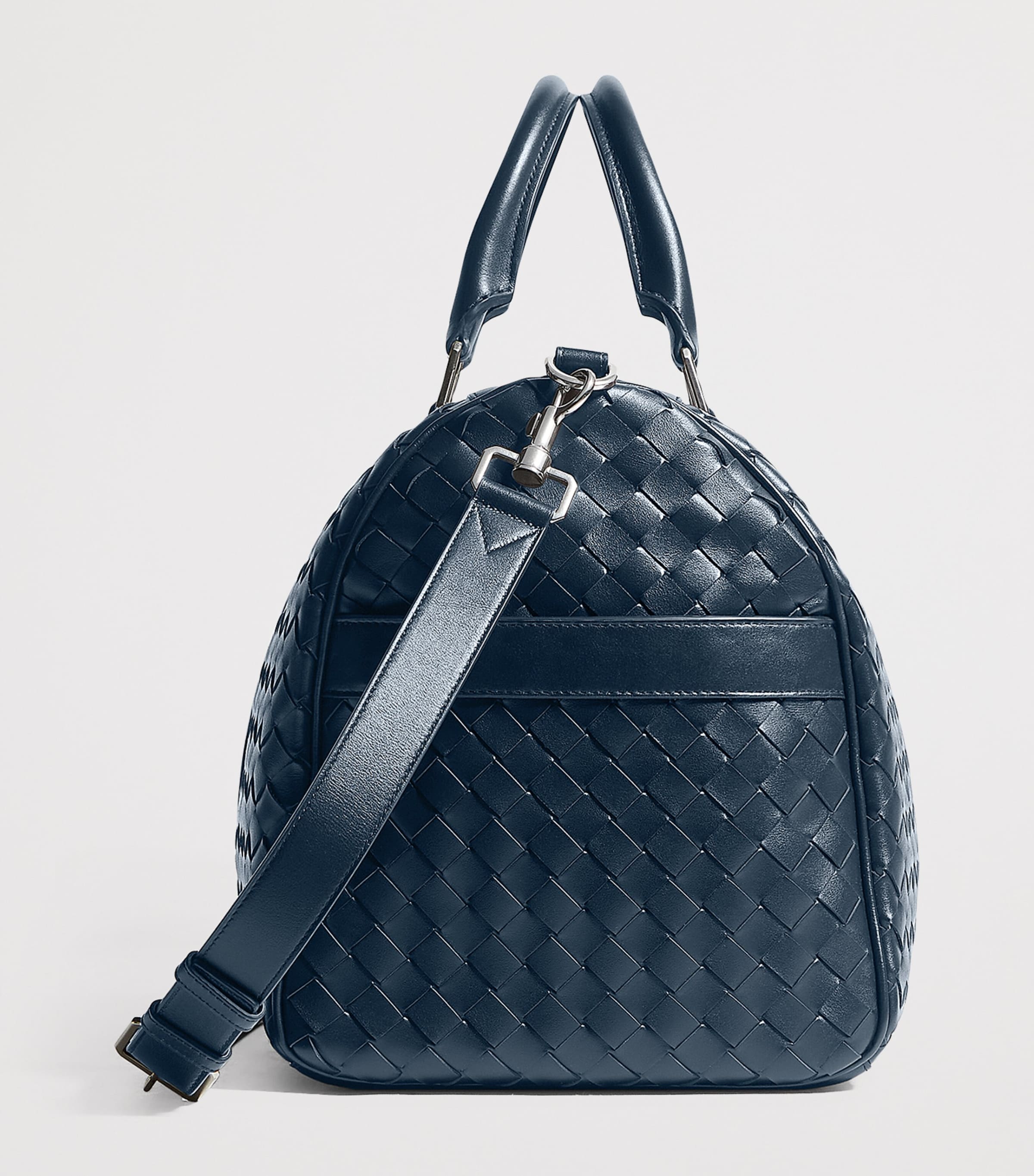 Bottega Veneta Leather Intrecciato Duffle Bag Image 2