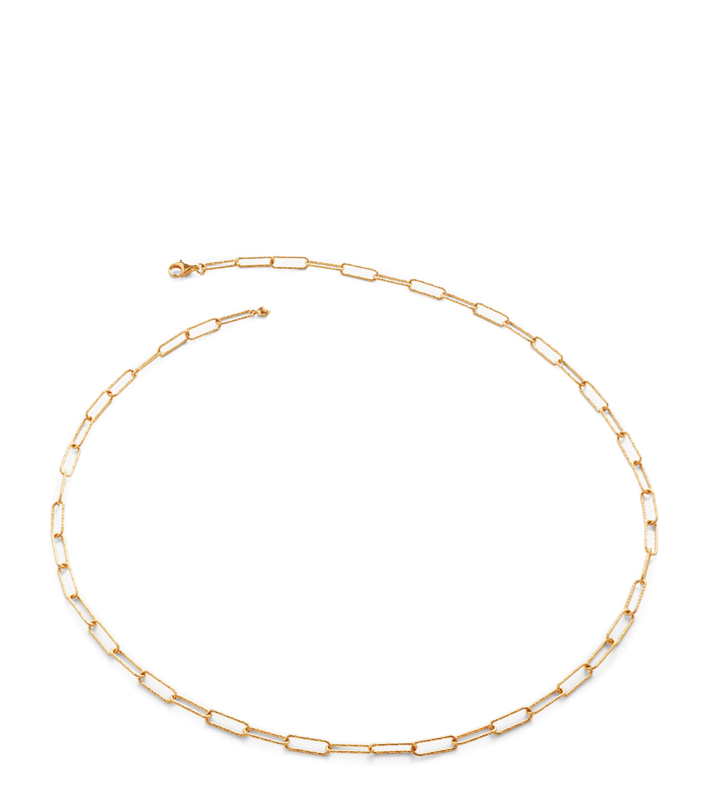 Monica Vinader Gold Vermeil Alta Necklace Gold Vermeil Image 1