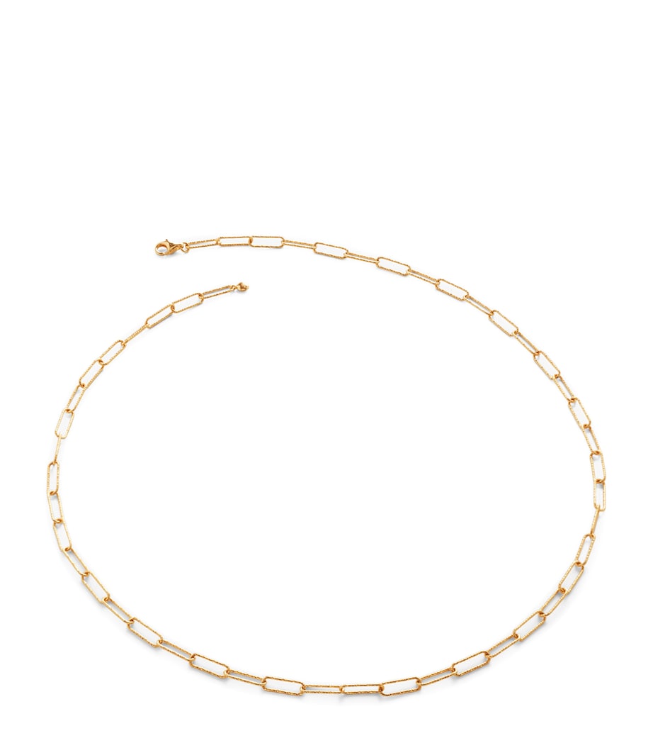 Monica Vinader Gold Vermeil Alta Necklace Gold Vermeil Image 1