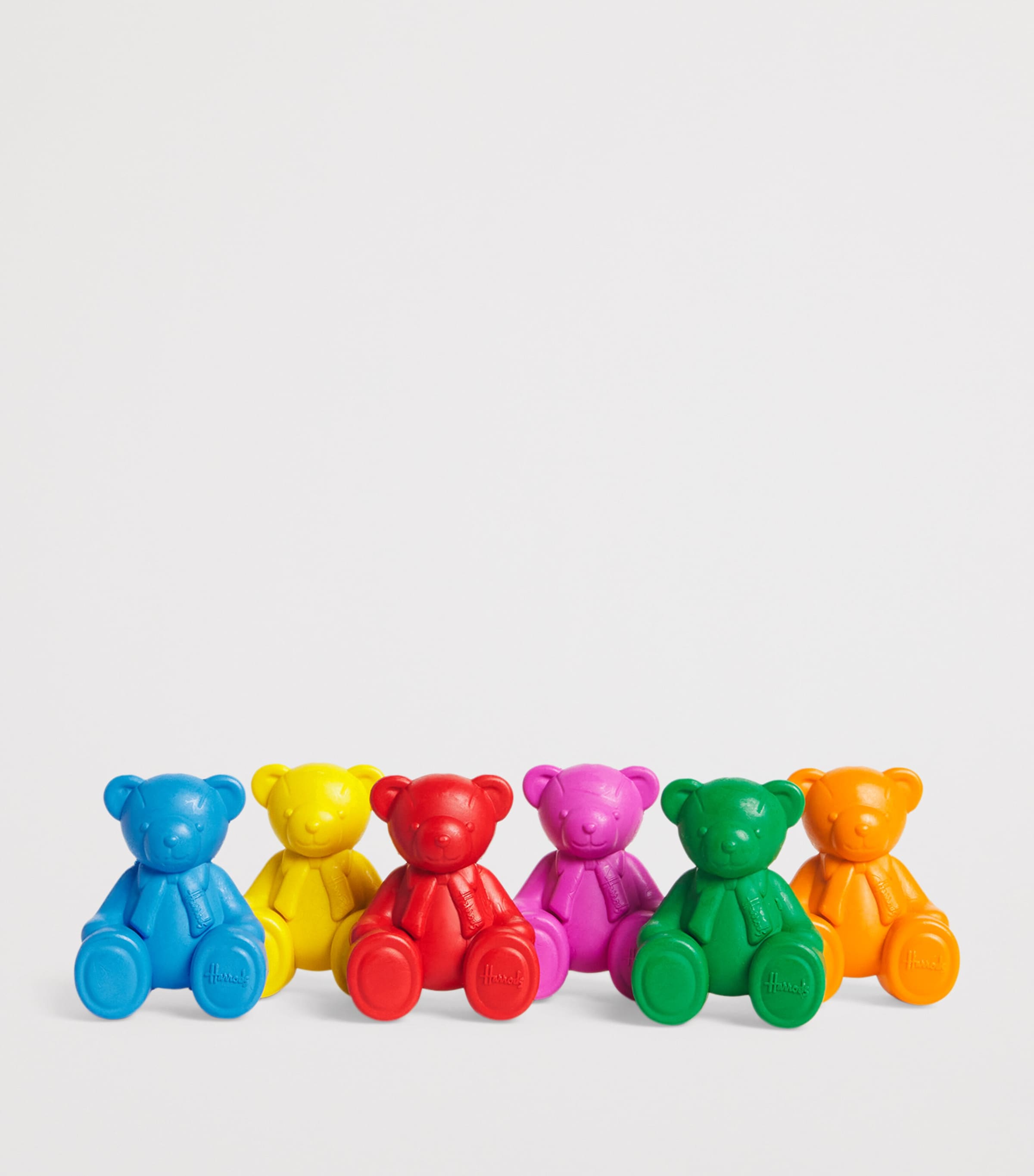 Bear Crayons (Set of 6) BLUE Image 2