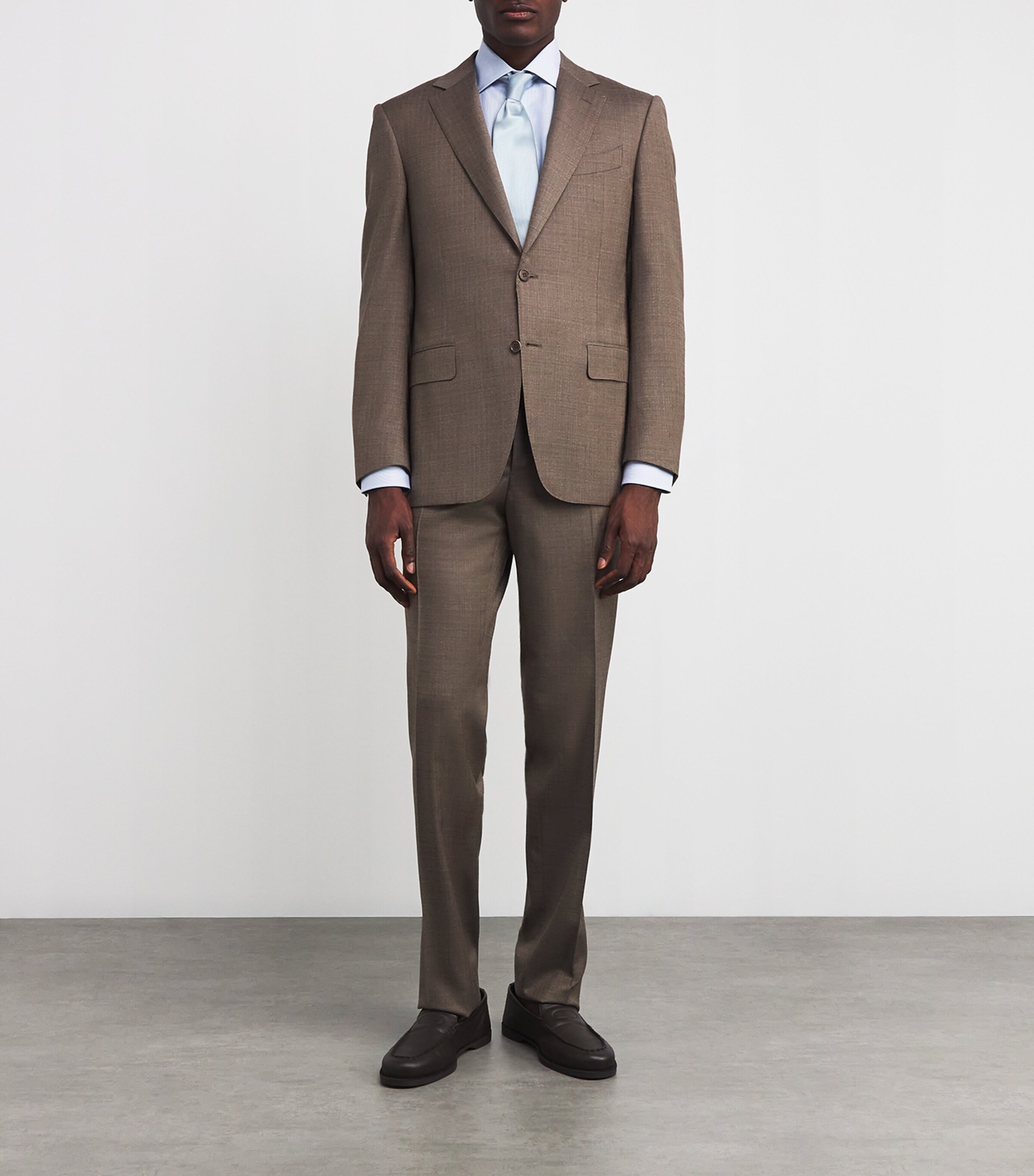 Canali Mens Cotton Stripe Shirt Image 2