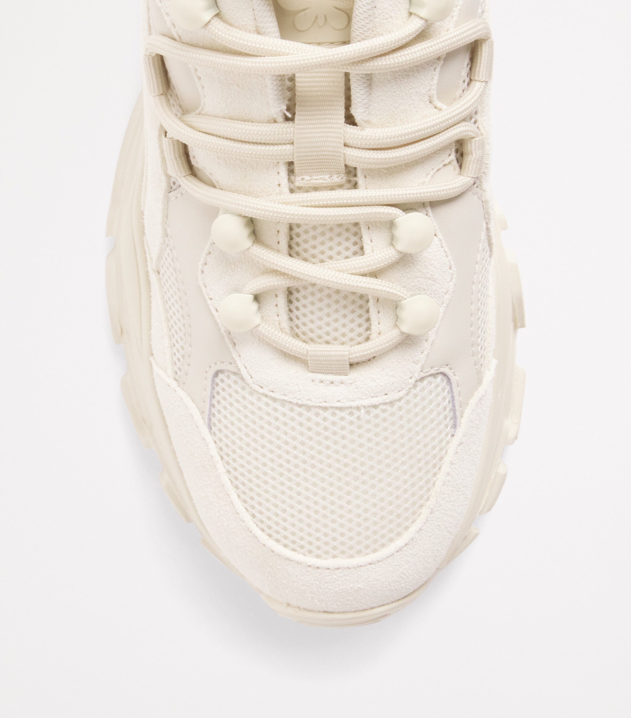 Leather Low-Top Sneakers IVORY Image 5