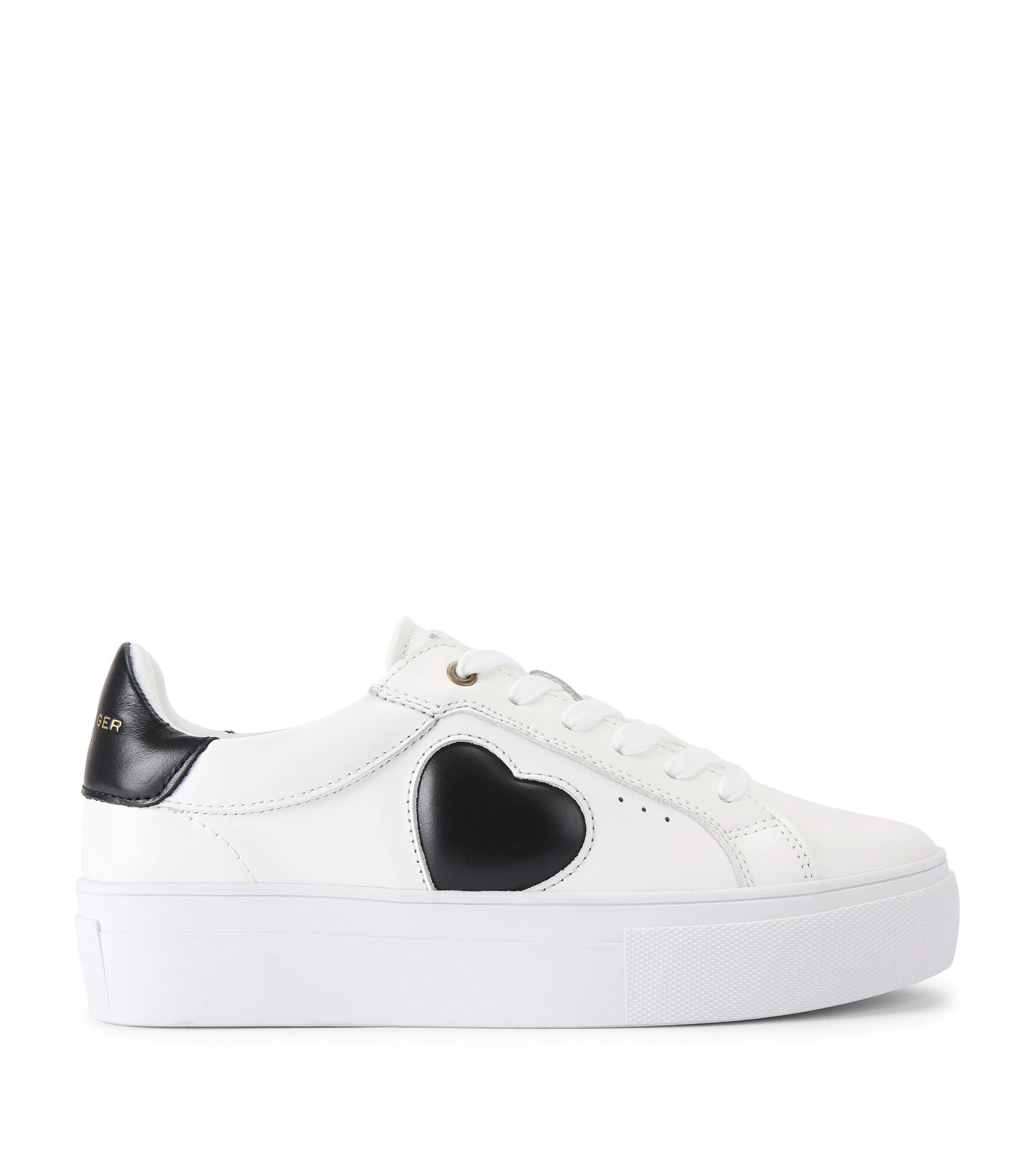 Kurt Geiger London Leather Lana Heart Low-Top Sneakers | Women Shoes | Trainers | Low-Top Trainers | Designers | Kurt Geiger London | 5220