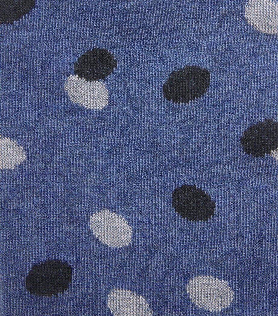 Paul Smith Mens Polka Dot Socks Blue Image 2