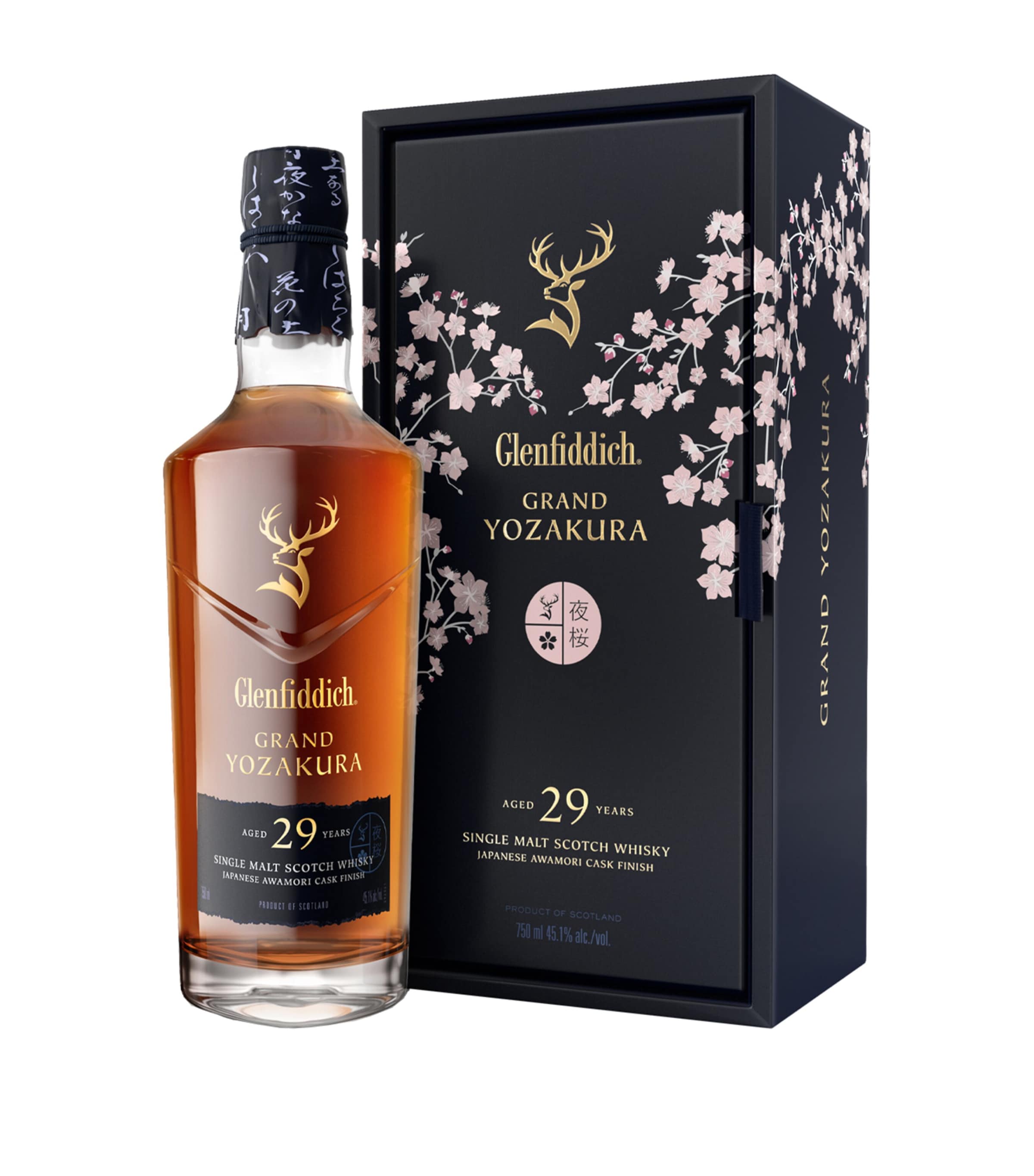 Grand Yozakura 29-Year-Old Single Malt Whisky (70cl) NO COLOUR Image 2